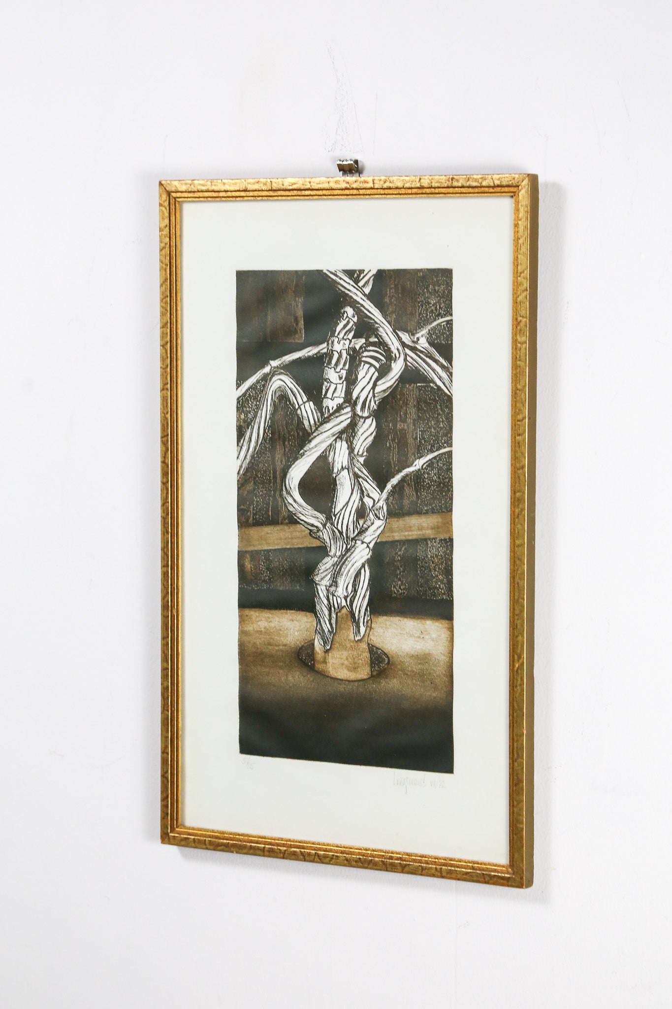 Vintage Abstract Print / ヴィンテージ 抽象版画（1972年）