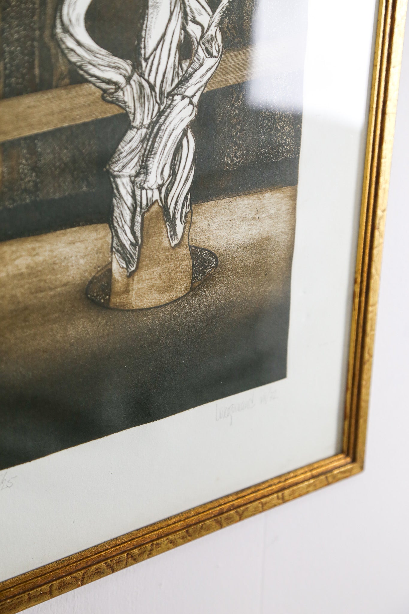 Vintage Abstract Print / ヴィンテージ 抽象版画（1972年）