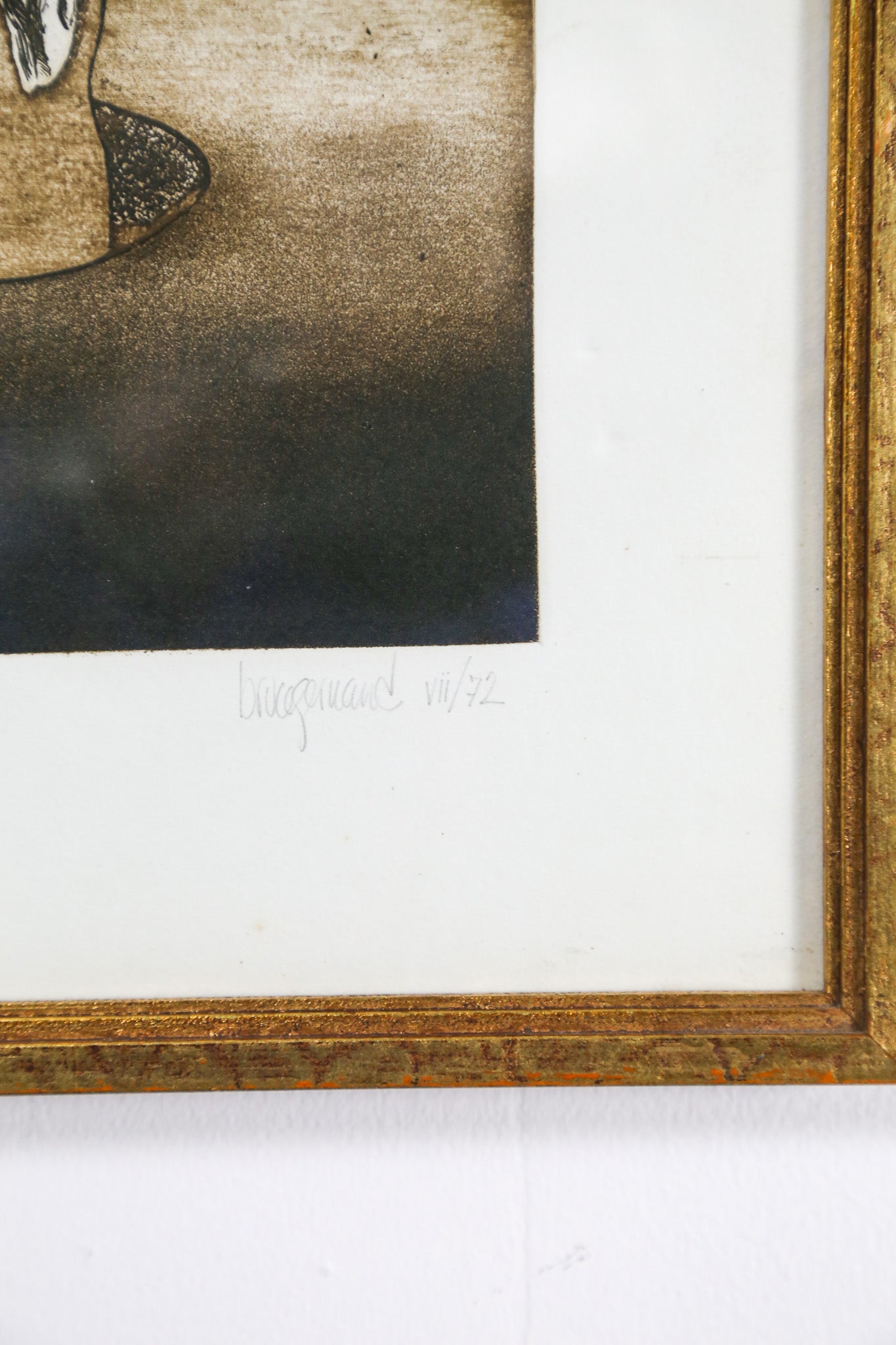 Vintage Abstract Print / ヴィンテージ 抽象版画（1972年）