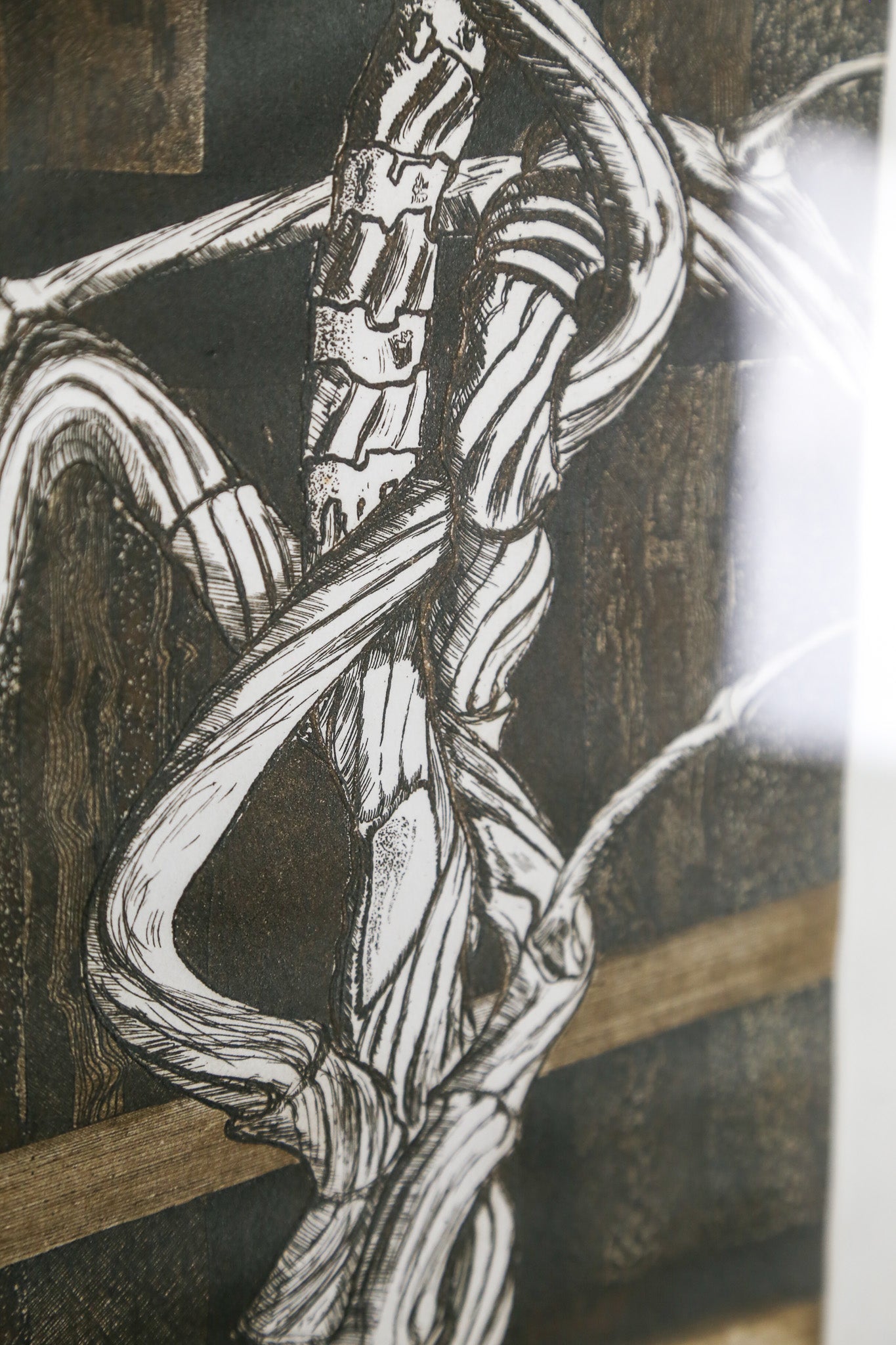 Vintage Abstract Print / ヴィンテージ 抽象版画（1972年）