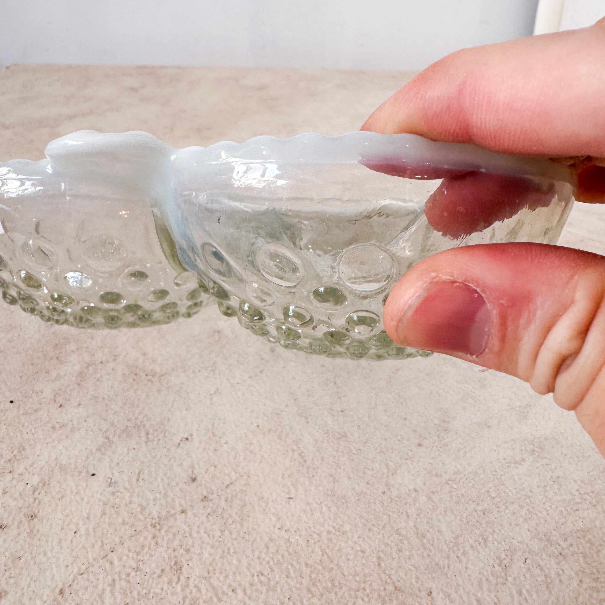 Anchor Hocking Moonstone Candy Dish / アンカーホッキングムーンストンキャンディーディッシュ