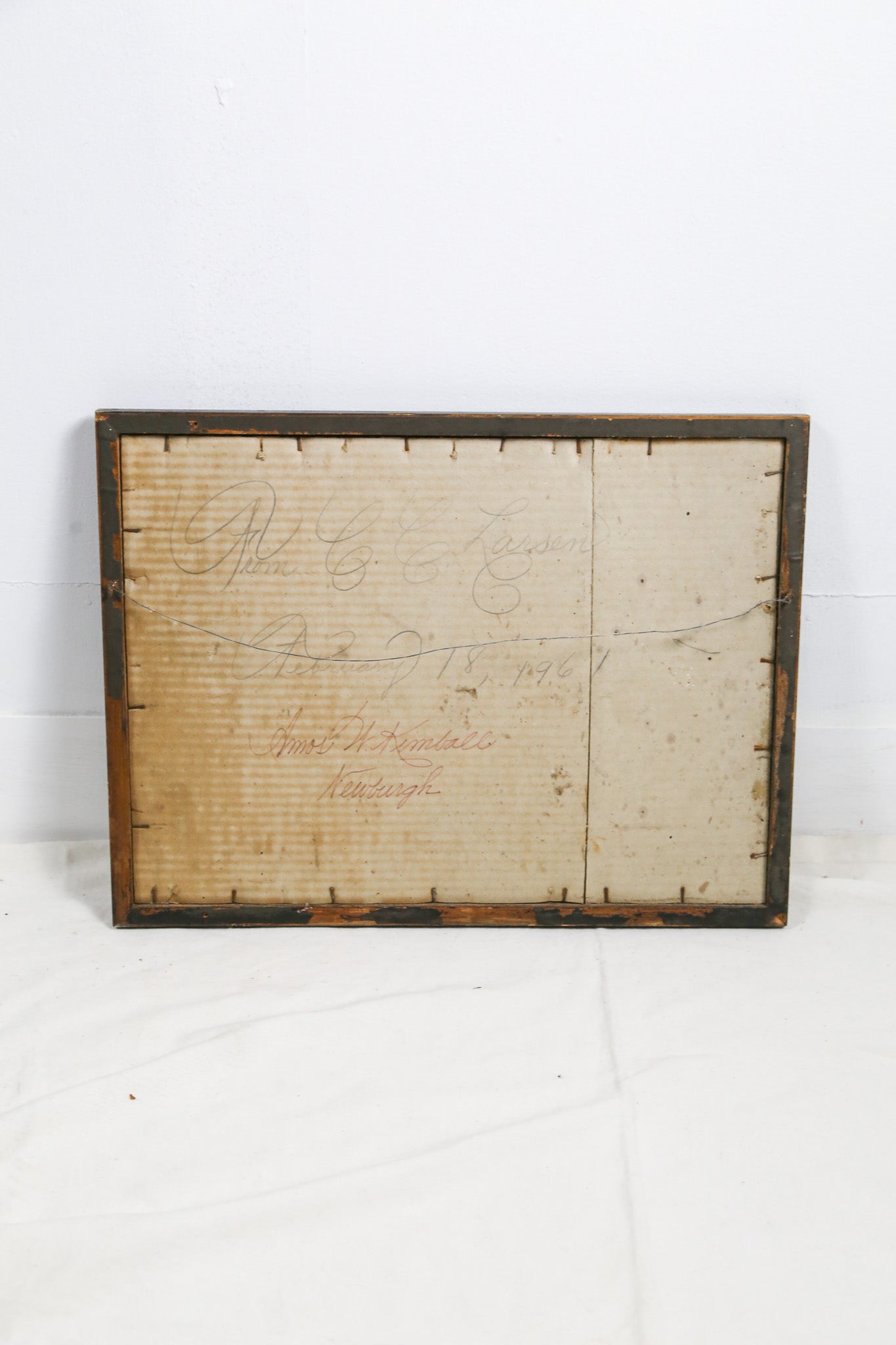 Knights Templar Certificate (1960) / 1960年 テンプル騎士団 認定証 額装品