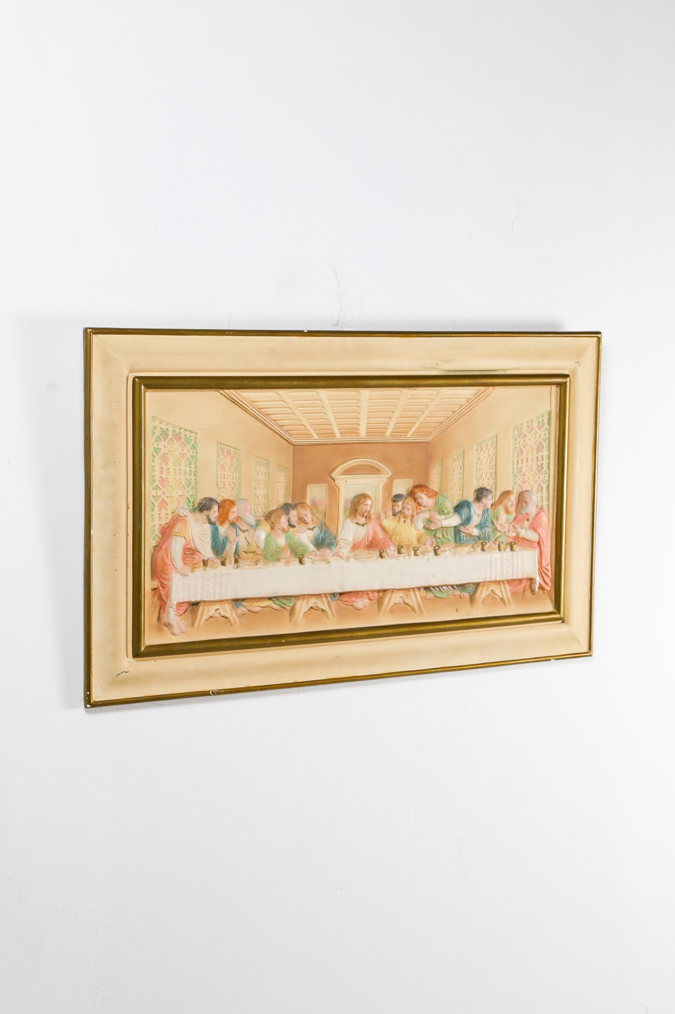 Plaster Relief "The Last Supper" / 石膏 レリーフ 最後の晩餐