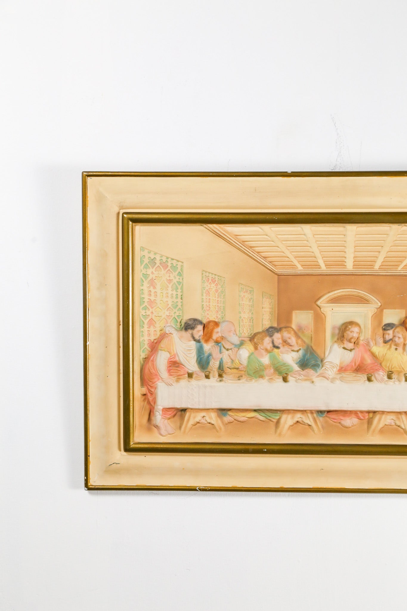 Plaster Relief "The Last Supper" / 石膏 レリーフ 最後の晩餐