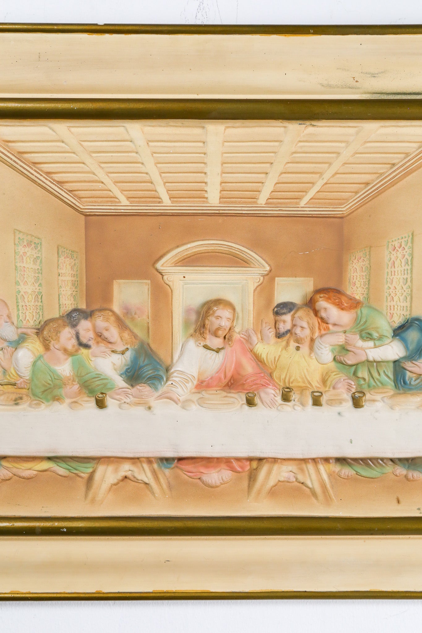 Plaster Relief "The Last Supper" / 石膏 レリーフ 最後の晩餐