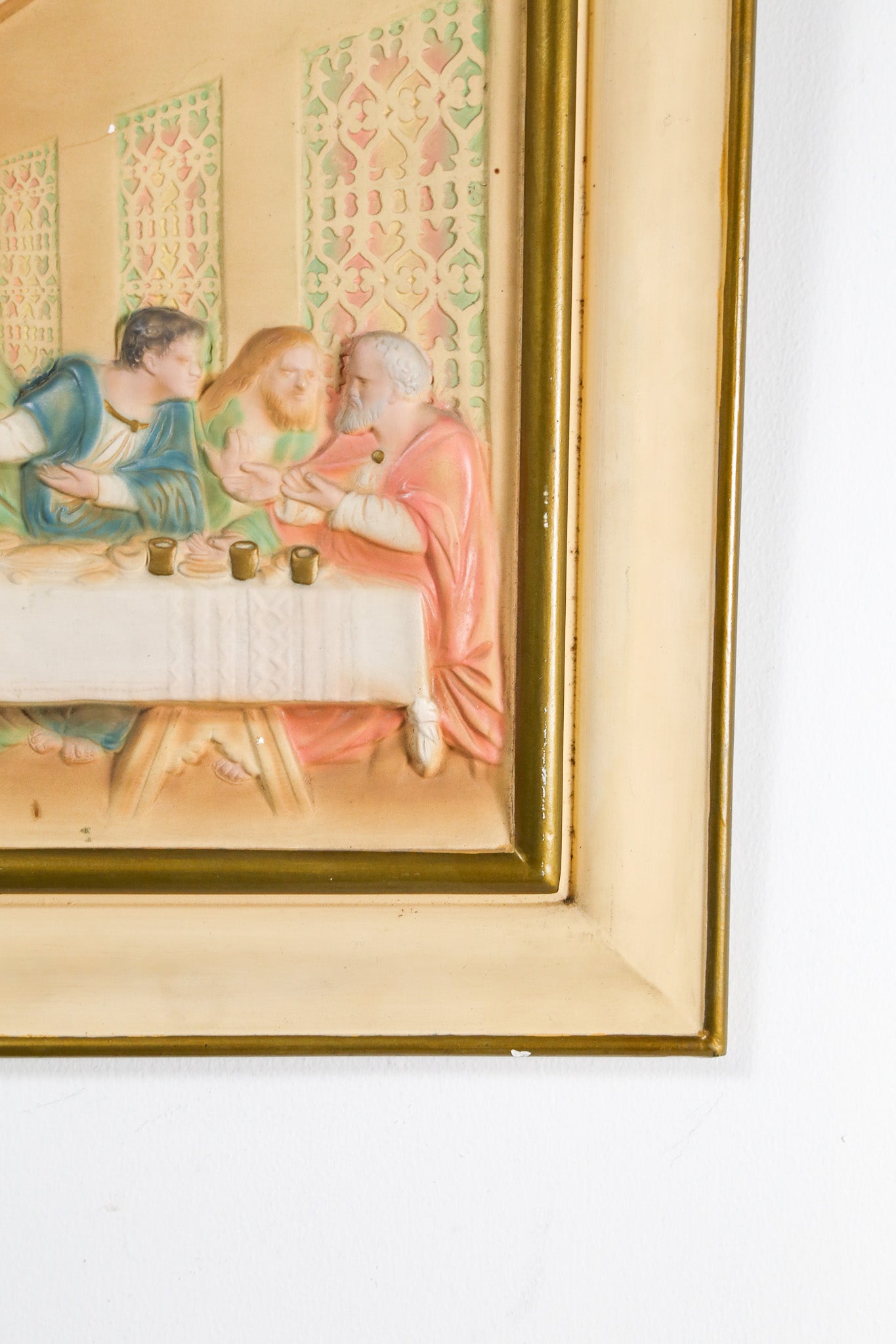 Plaster Relief "The Last Supper" / 石膏 レリーフ 最後の晩餐