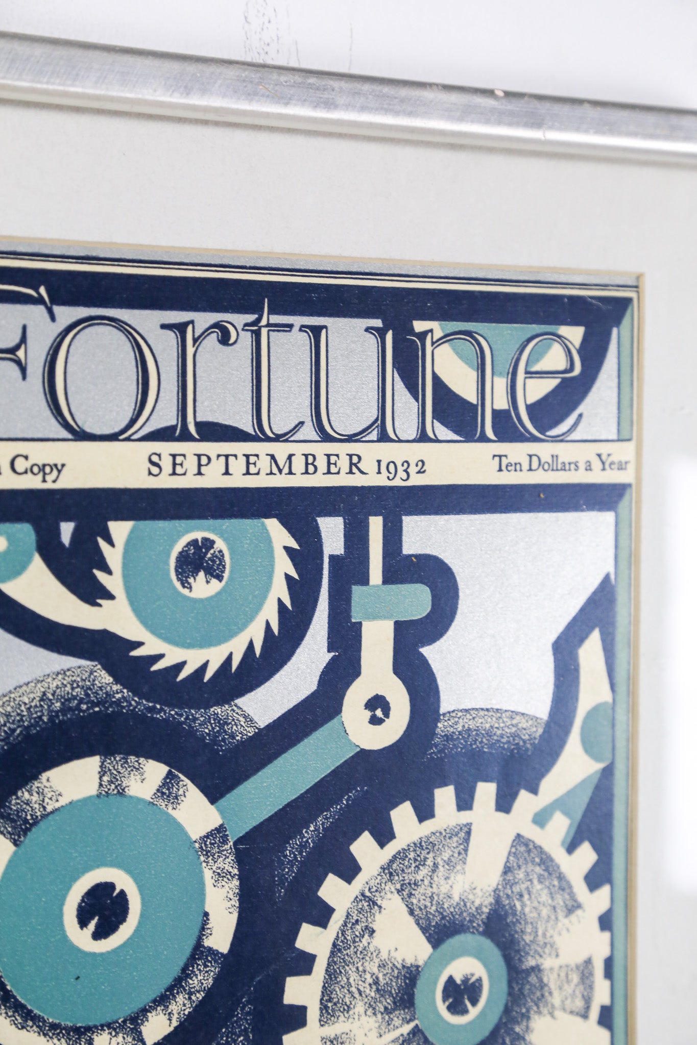 Fortune Magazine Cover Art (September 1932) / フォーチュン誌 表紙デザイン アートフレーム（1932年9月号）