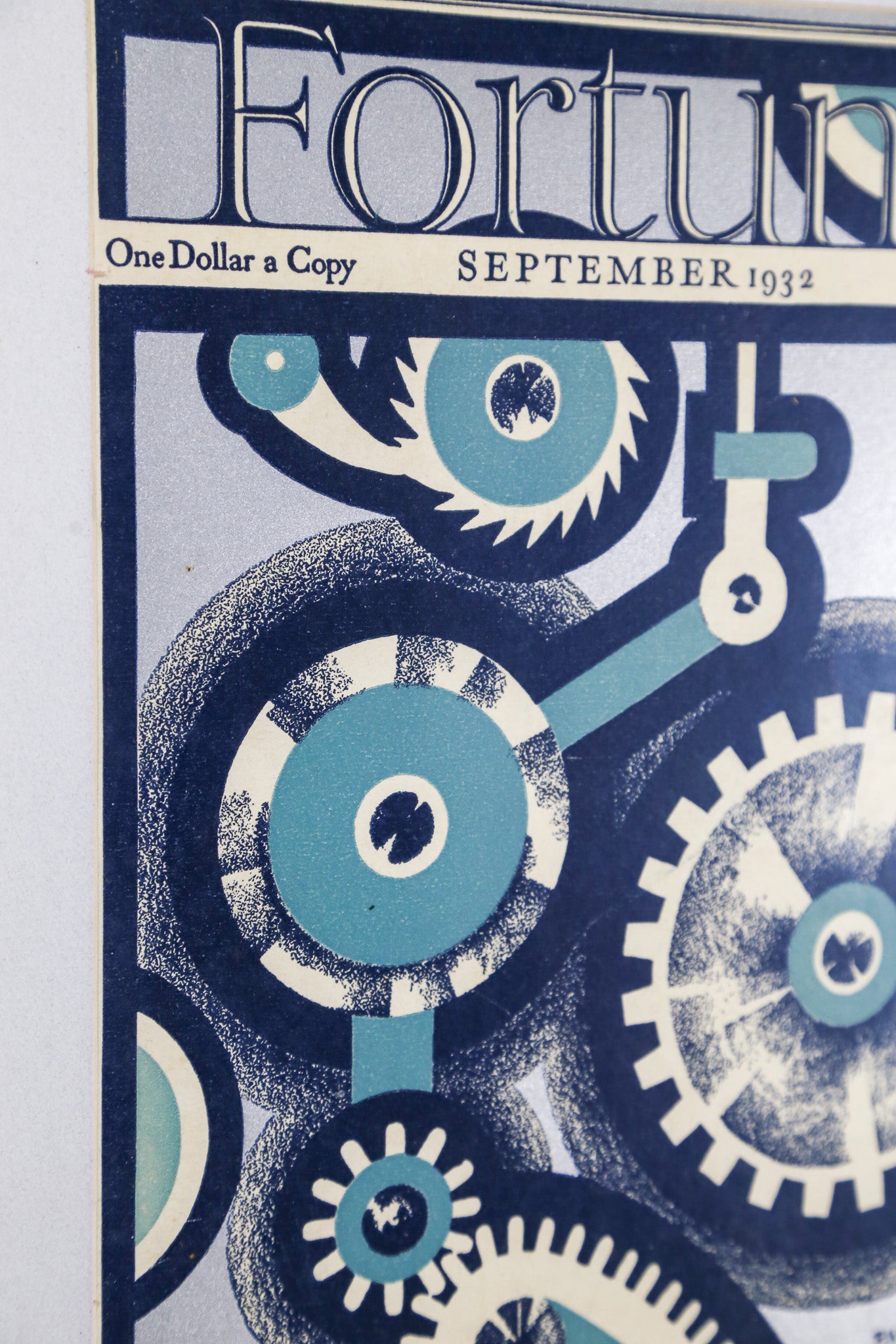 Fortune Magazine Cover Art (September 1932) / フォーチュン誌 表紙デザイン アートフレーム（1932年9月号）