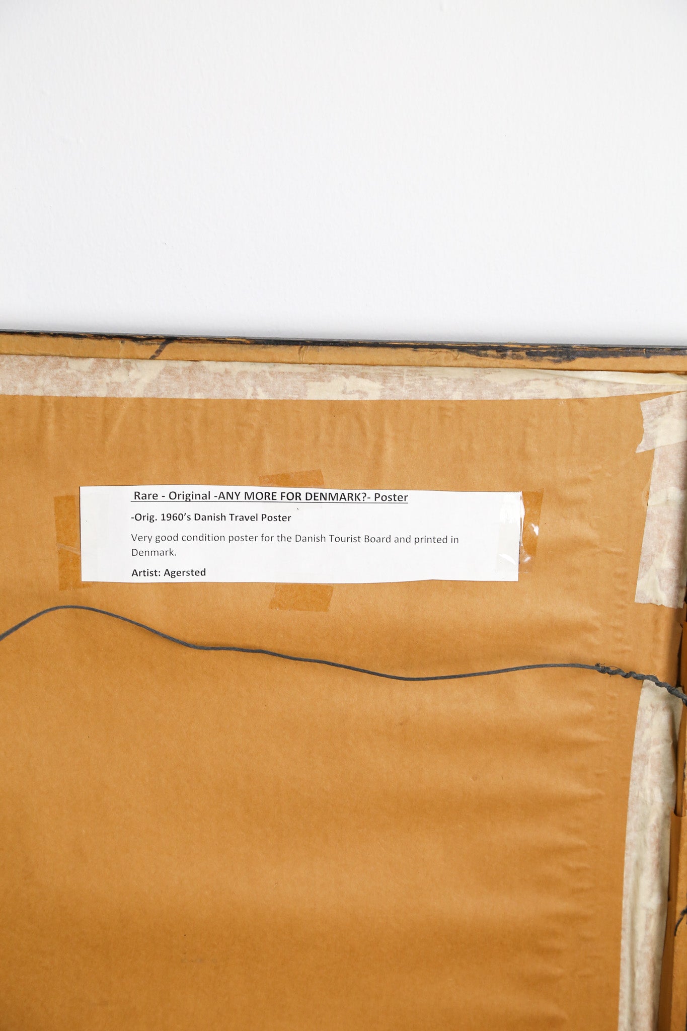 ANY MORE FOR DENMARK Poster / デンマーク ヴィンテージポスター