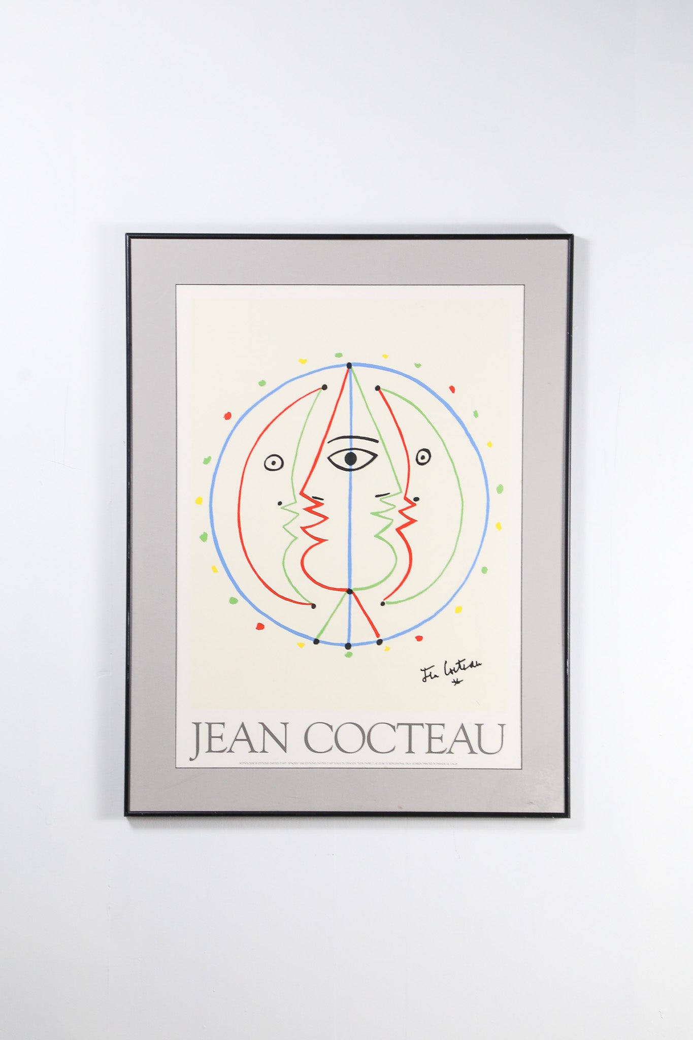 JEAN COCTEAU Poster / ジャン・コクトー ポスター「月」
