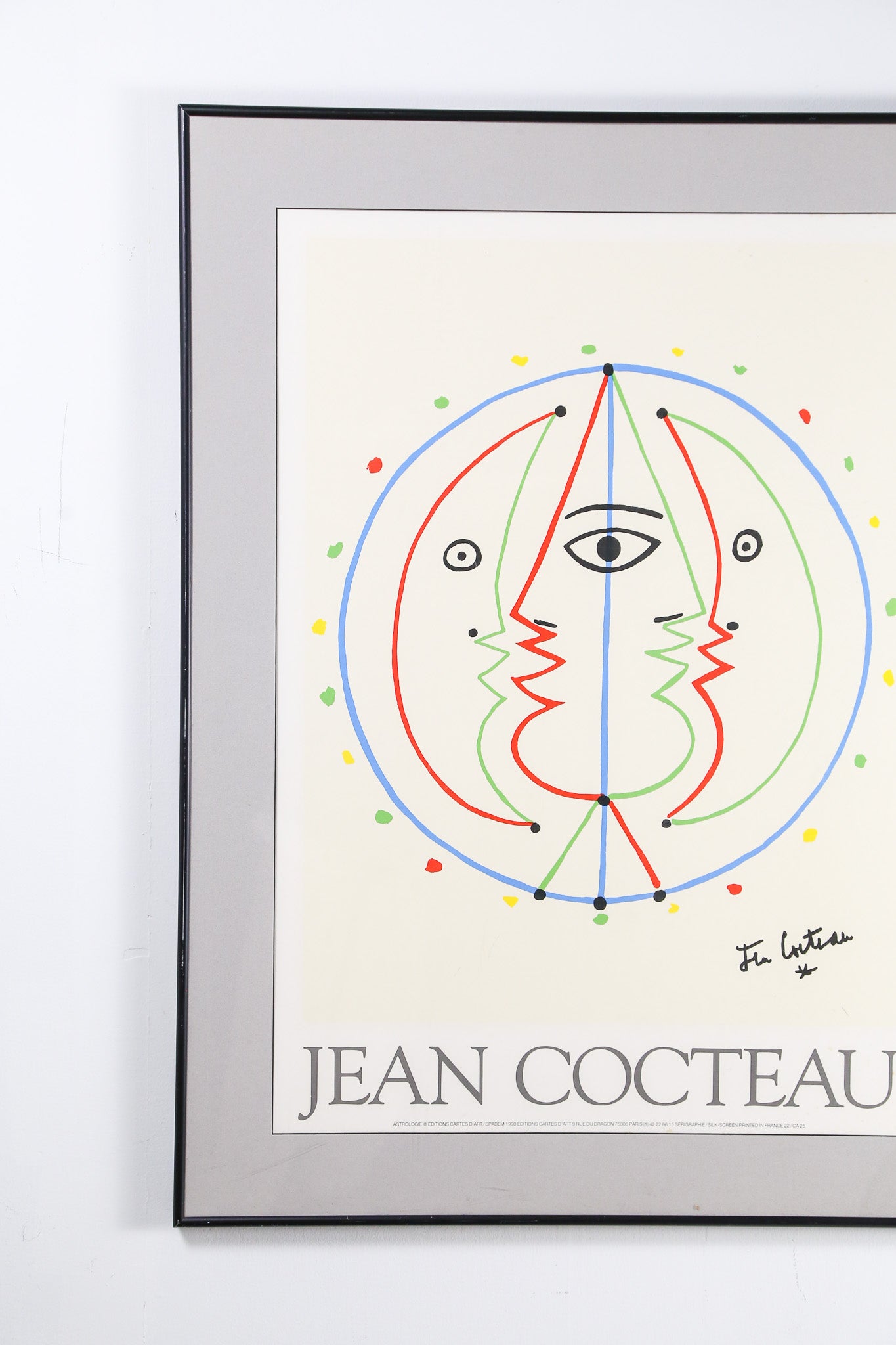 JEAN COCTEAU Poster / ジャン・コクトー ポスター「月」