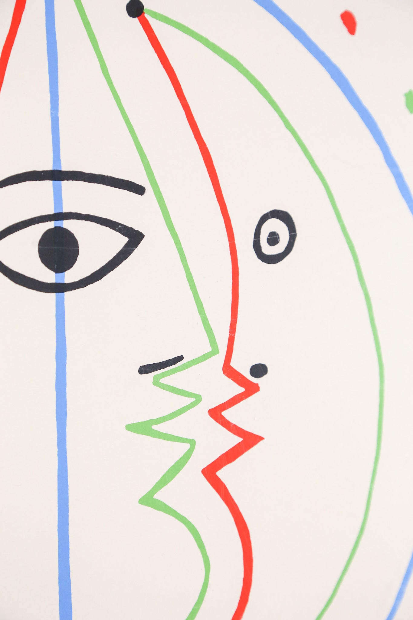 ● Jean Cocteau ジャン・コクトー　1988 展覧会ポスター JEAN COCTEAU Poster / ジャン・コクトー ポスター「月」 – STORE IN