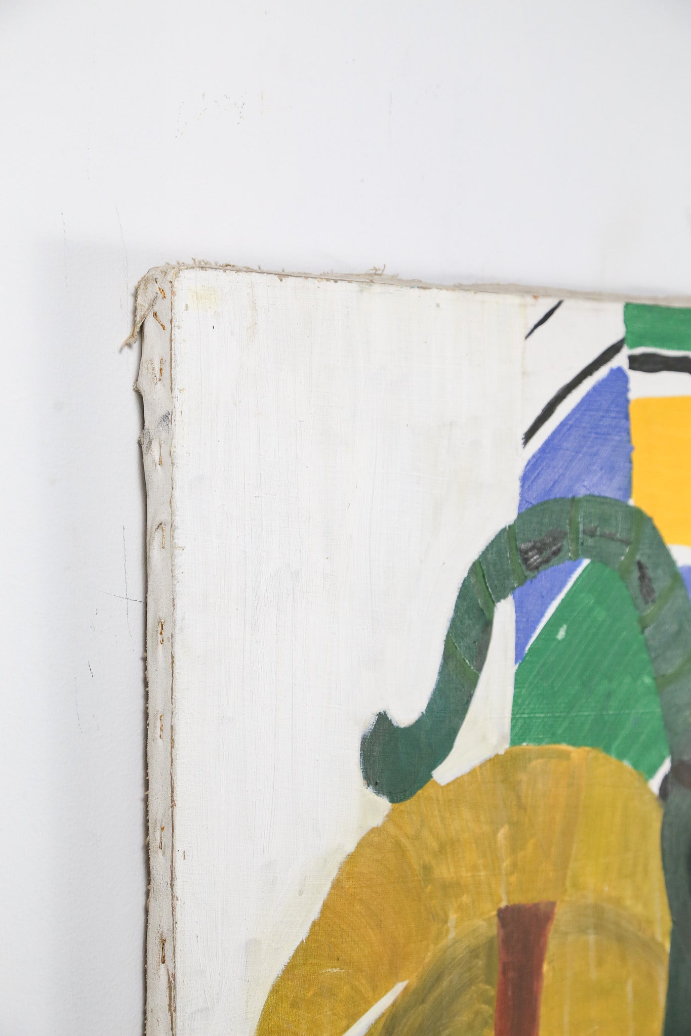 Abstract Painting with Masks / 仮面をモチーフにした抽象画