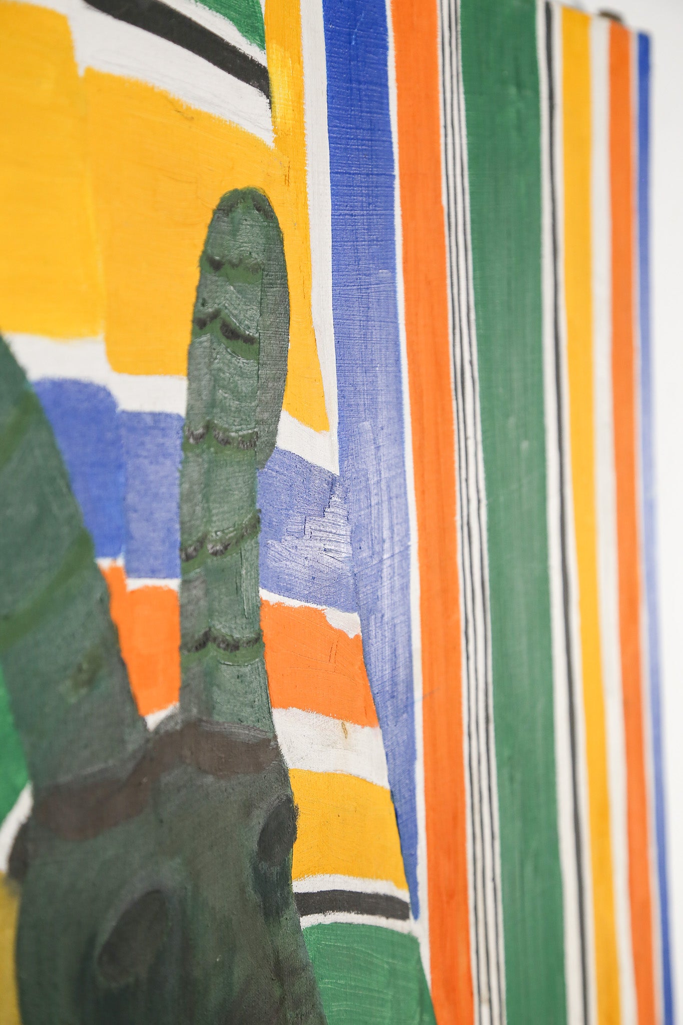 Abstract Painting with Masks / 仮面をモチーフにした抽象画