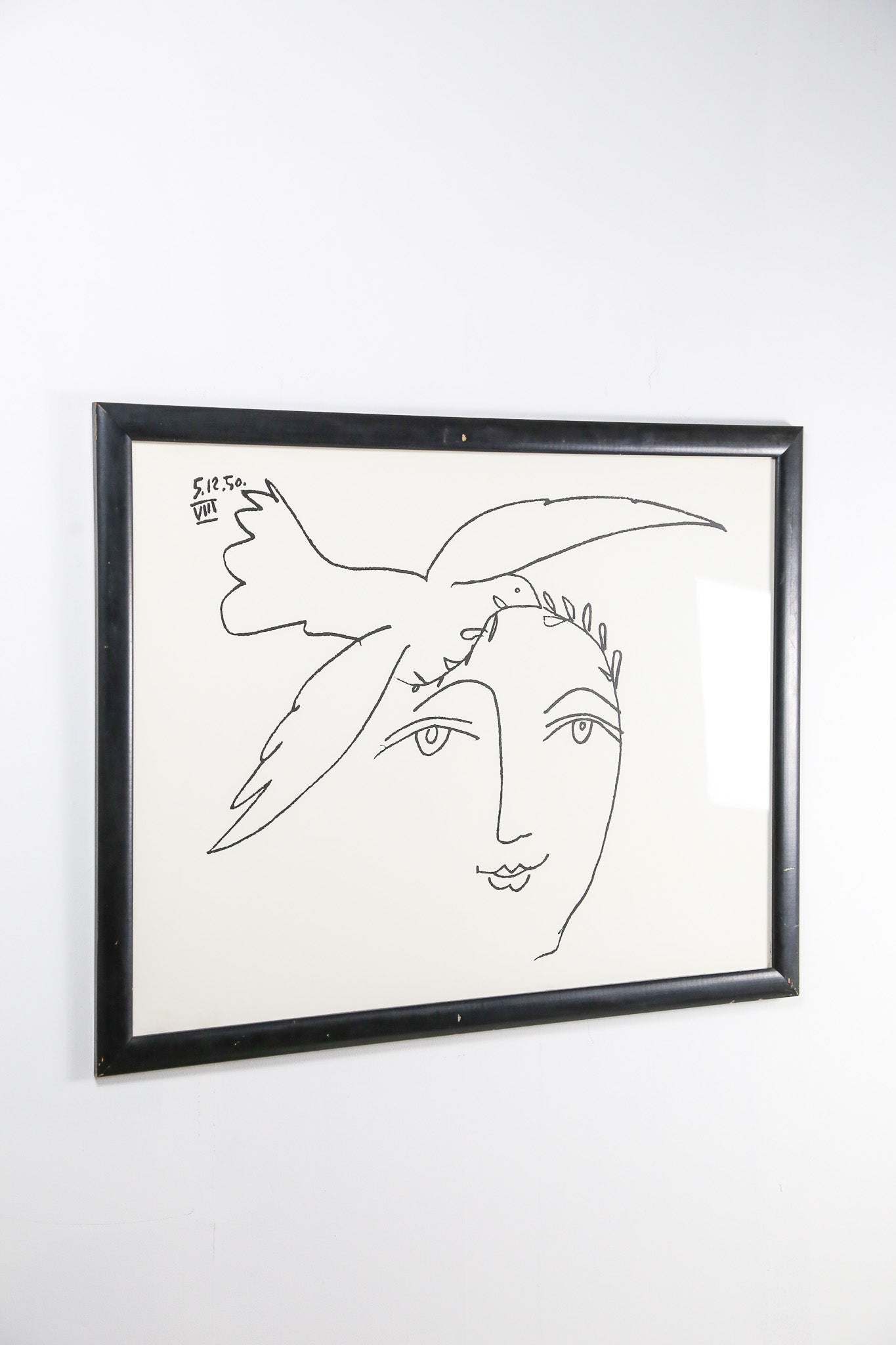 Pablo Picasso "Face and Dove" / パブロ・ピカソ「顔と鳩」リトグラフ