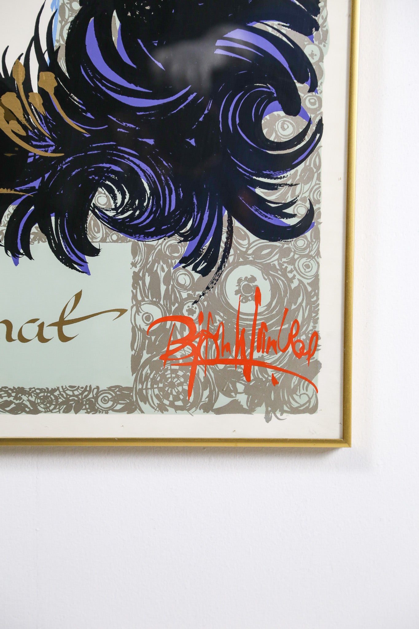 Bjørn Wiinblad Poster "Woman" / ビヨン・ヴィンブラッド ポスター 「女性」