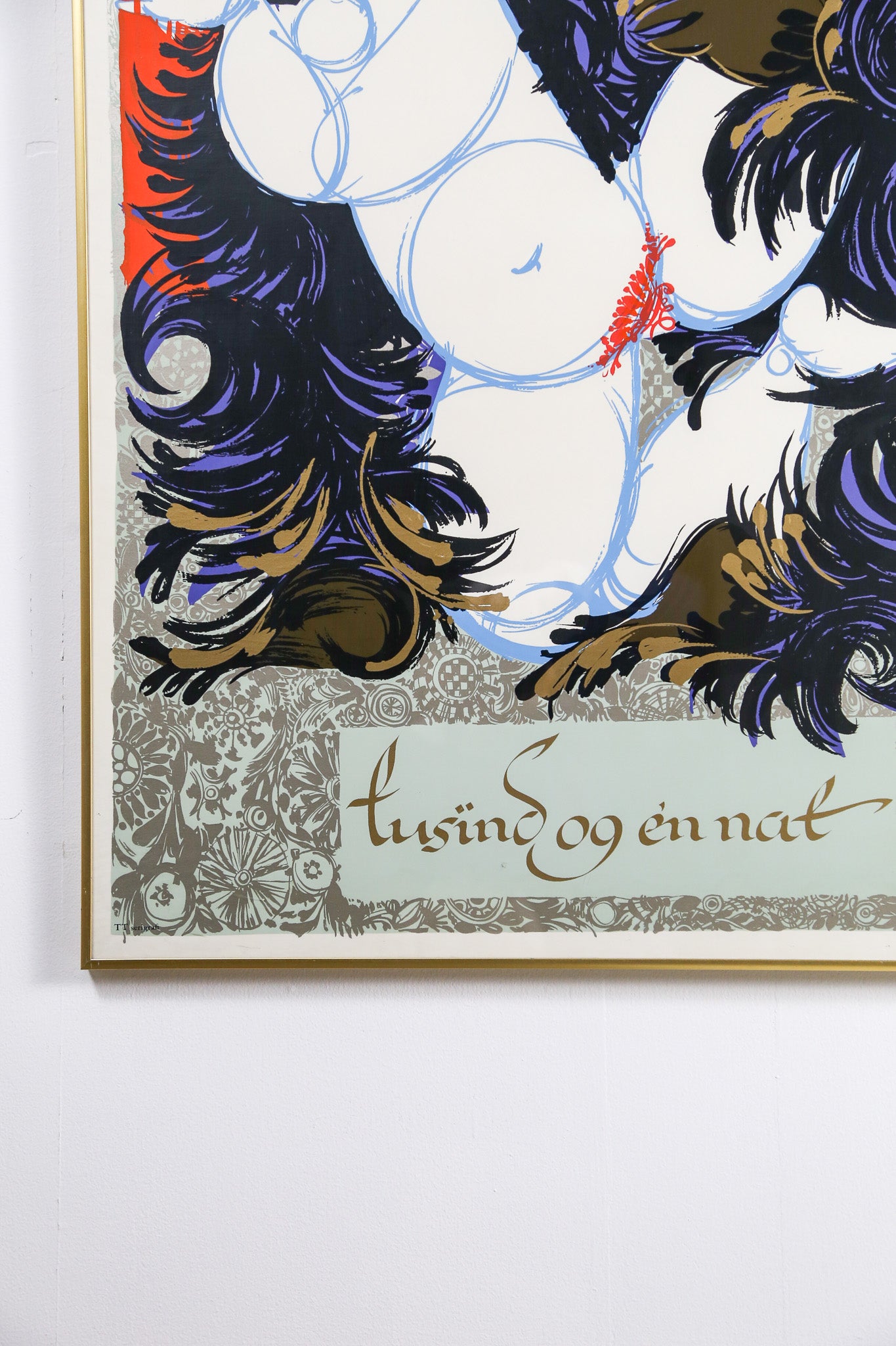 Bjørn Wiinblad Poster "Woman" / ビヨン・ヴィンブラッド ポスター 「女性」