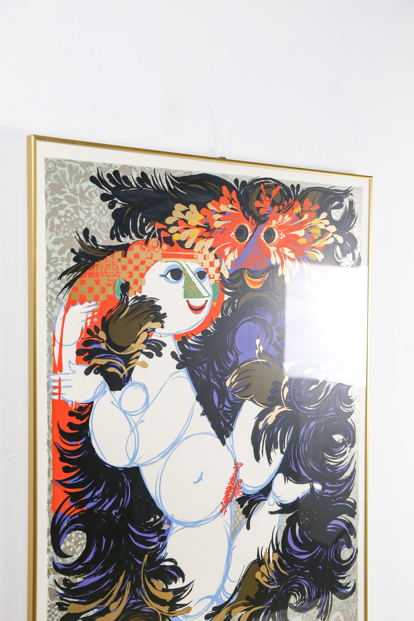 Bjørn Wiinblad Poster "Woman" / ビヨン・ヴィンブラッド ポスター 「女性」