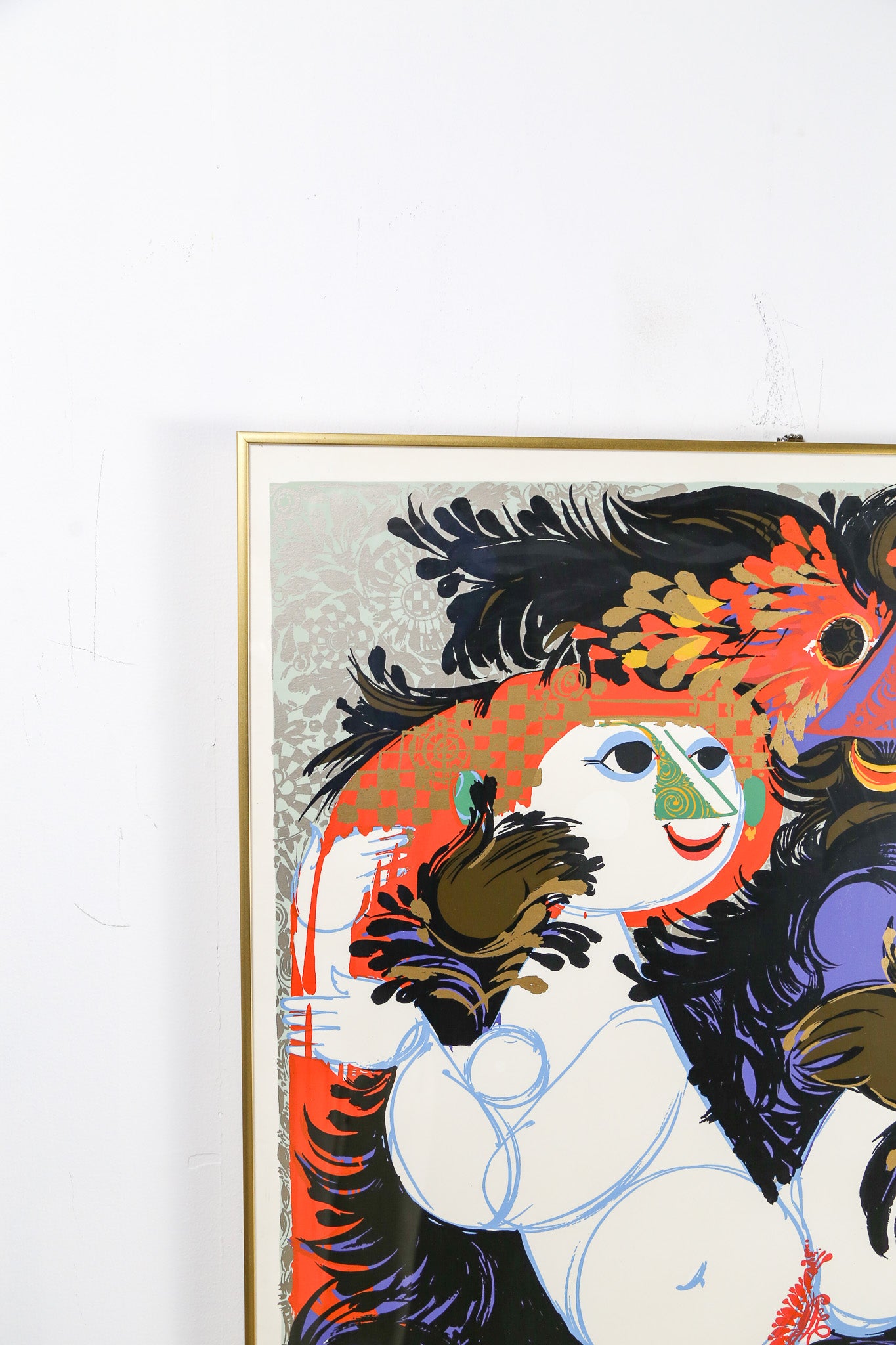 Bjørn Wiinblad Poster "Woman" / ビヨン・ヴィンブラッド ポスター 「女性」