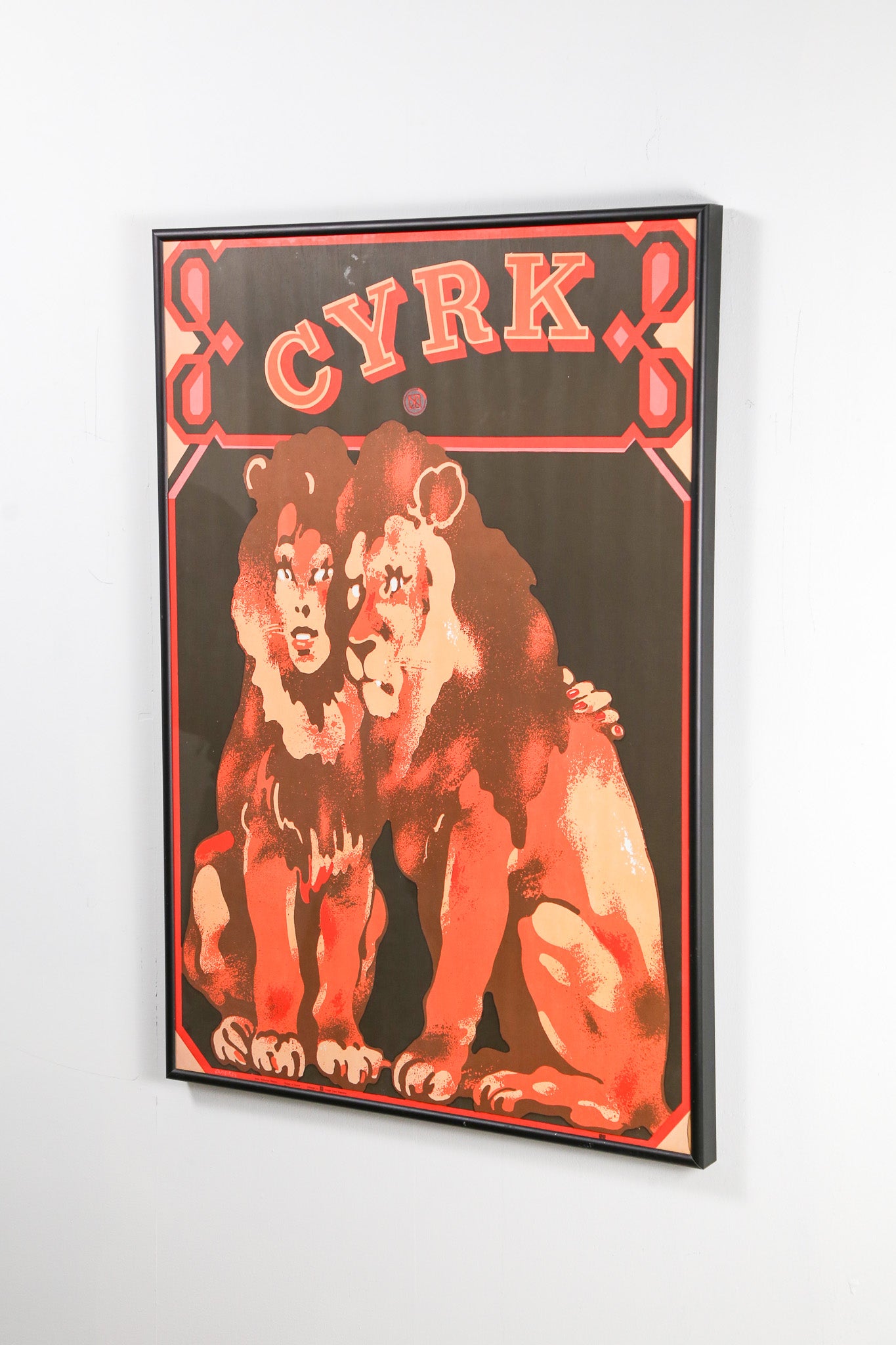 Cyrk "Lions" Poster / ポーランド・サーカス「ライオン」ポスター
