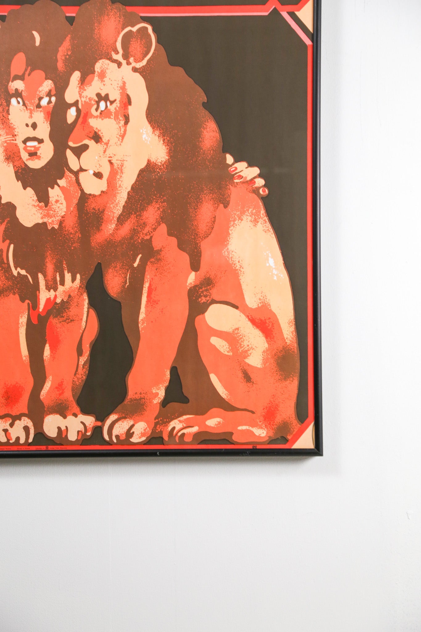 Cyrk "Lions" Poster / ポーランド・サーカス「ライオン」ポスター