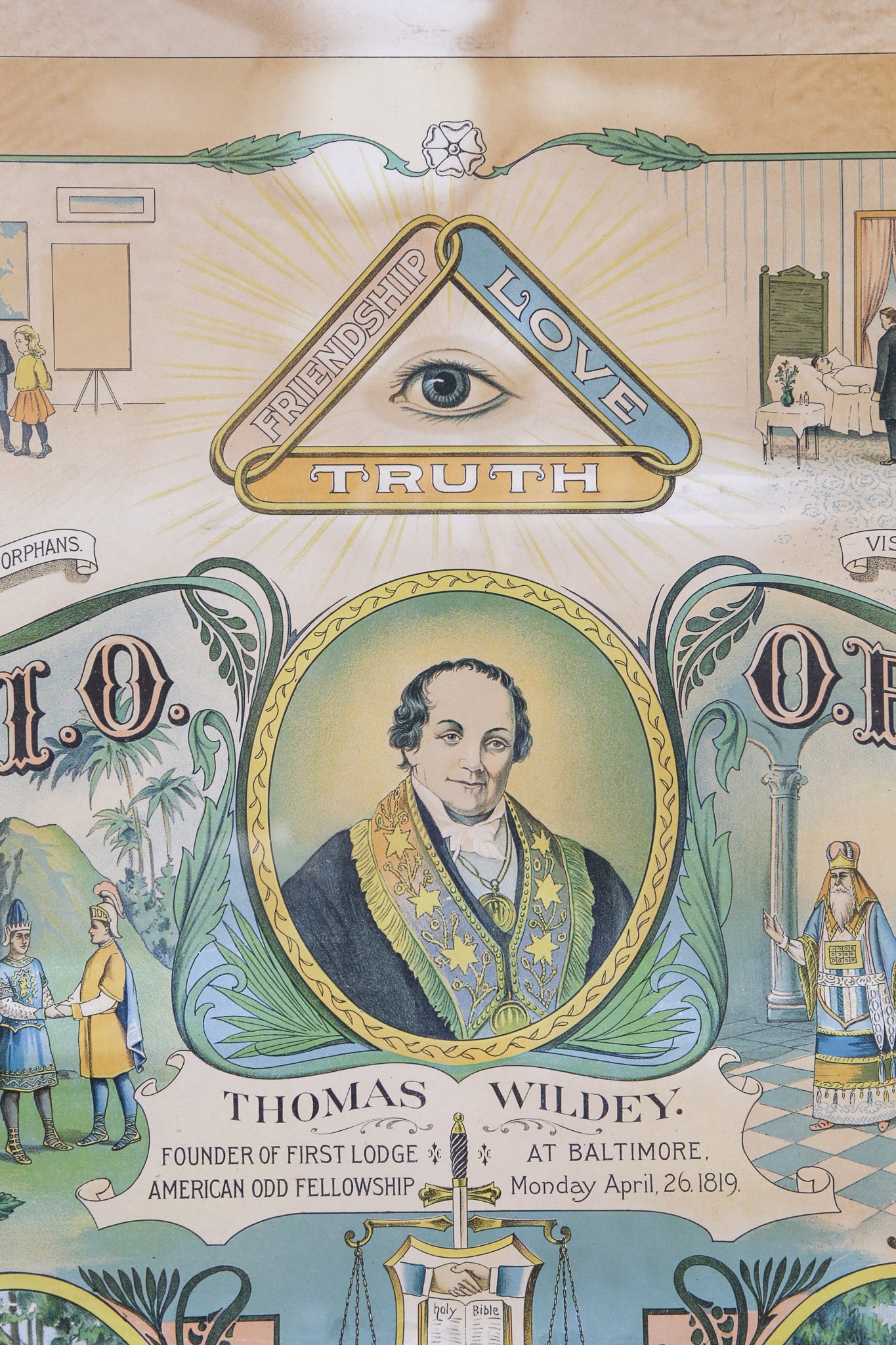 Independent Order of Odd Fellows Poster / オッドフェローズ ポスター