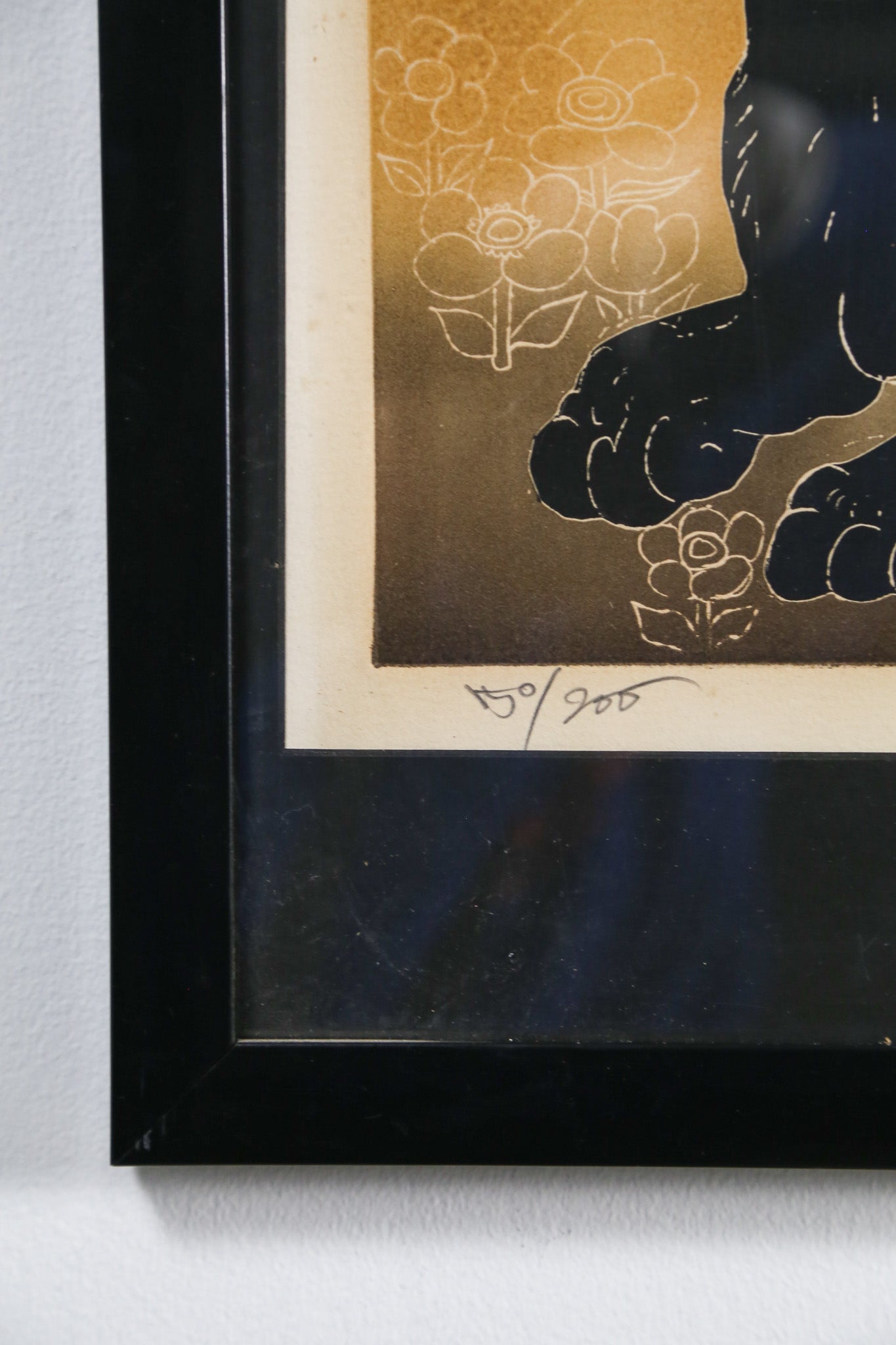 Night Creatures and Child Screen Print / 月夜と動物たち シルクスクリーン