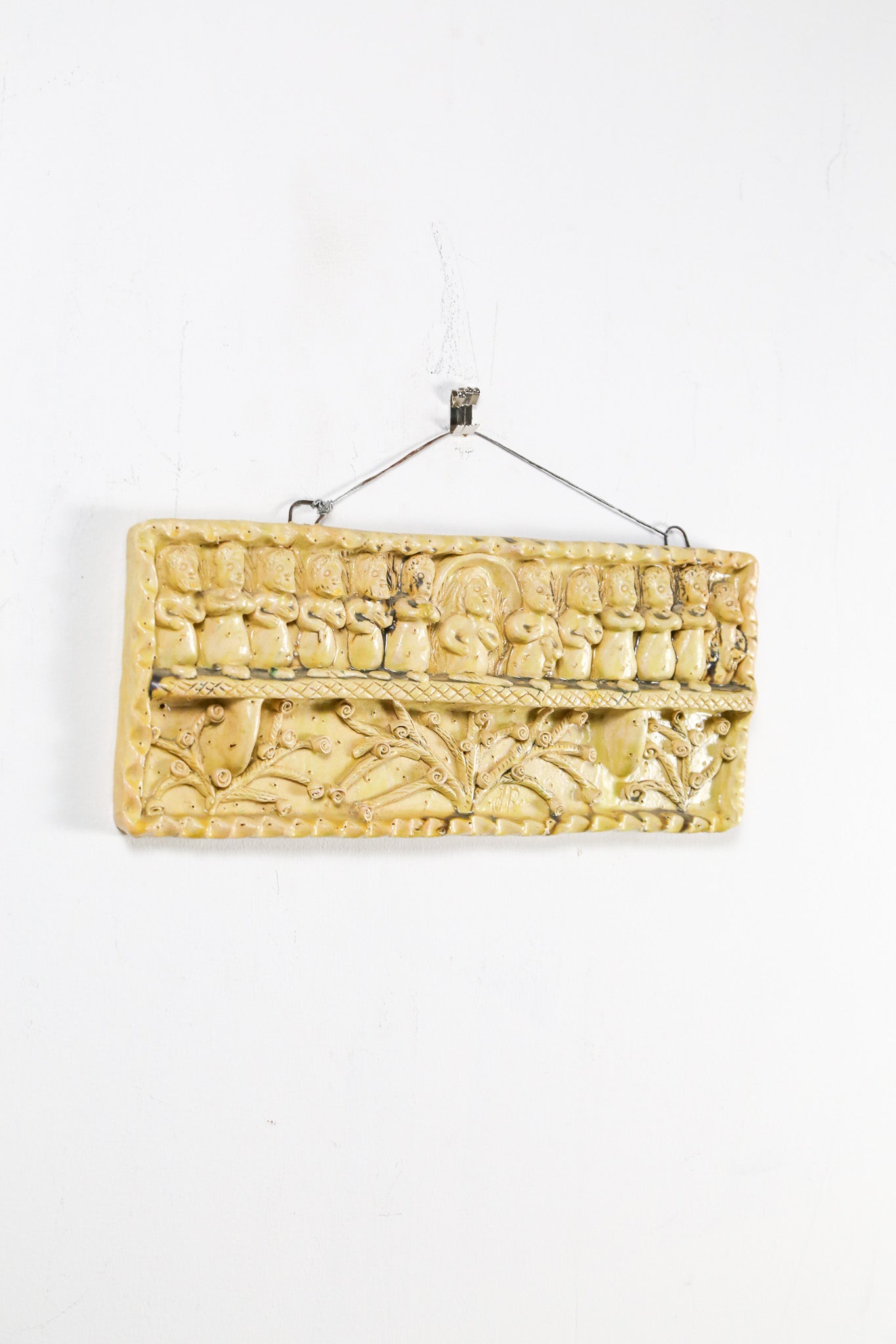 Ceramic Wall Plaque "The Last Supper" / 陶器の壁掛け「最後の晩餐」