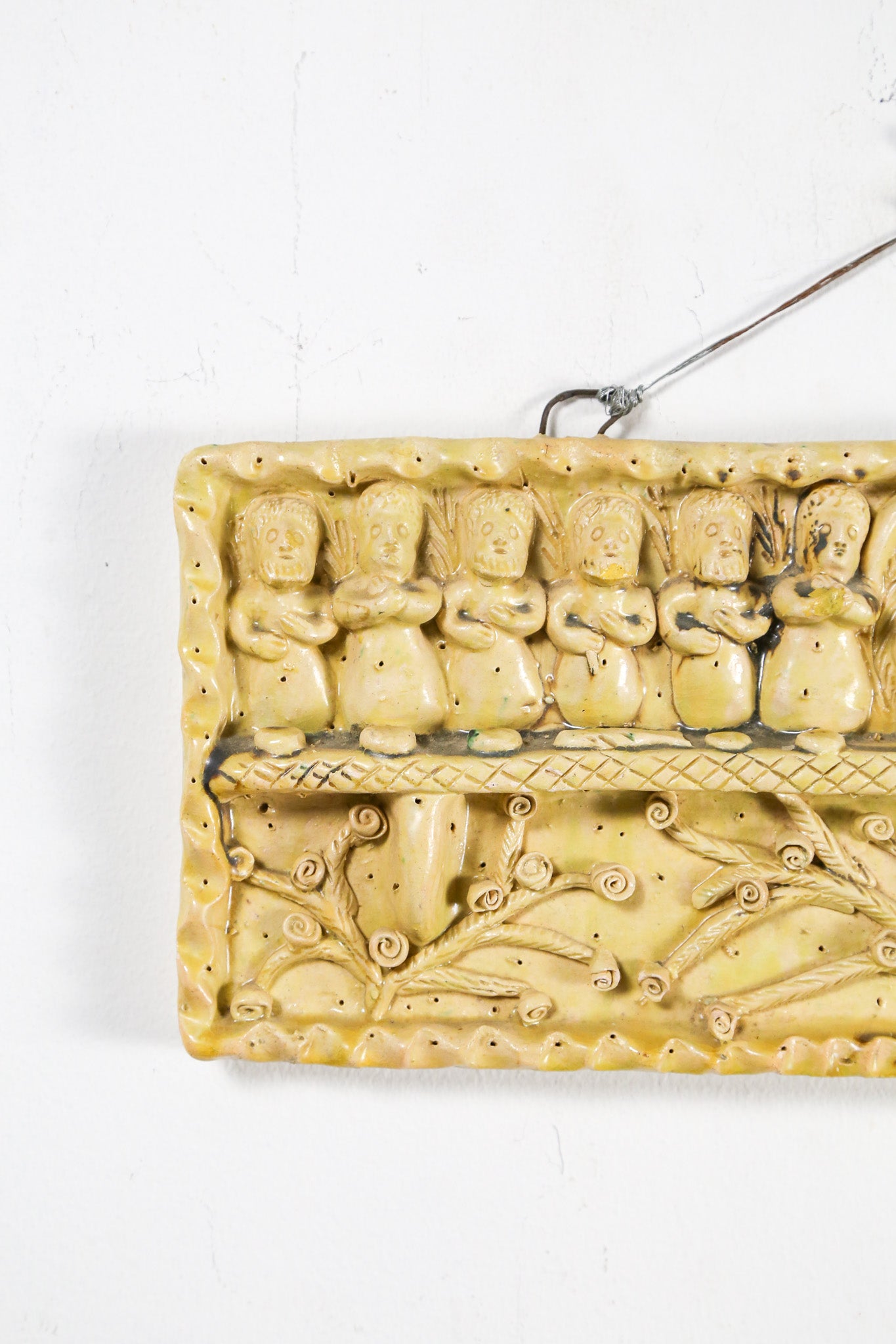 Ceramic Wall Plaque "The Last Supper" / 陶器の壁掛け「最後の晩餐」