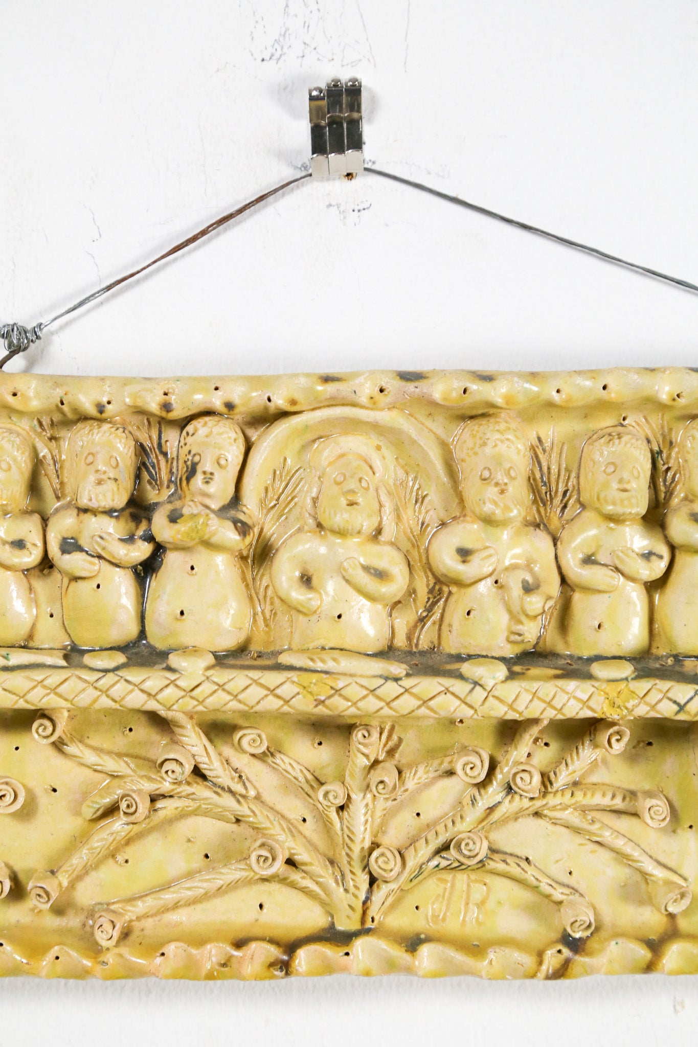 Ceramic Wall Plaque "The Last Supper" / 陶器の壁掛け「最後の晩餐」