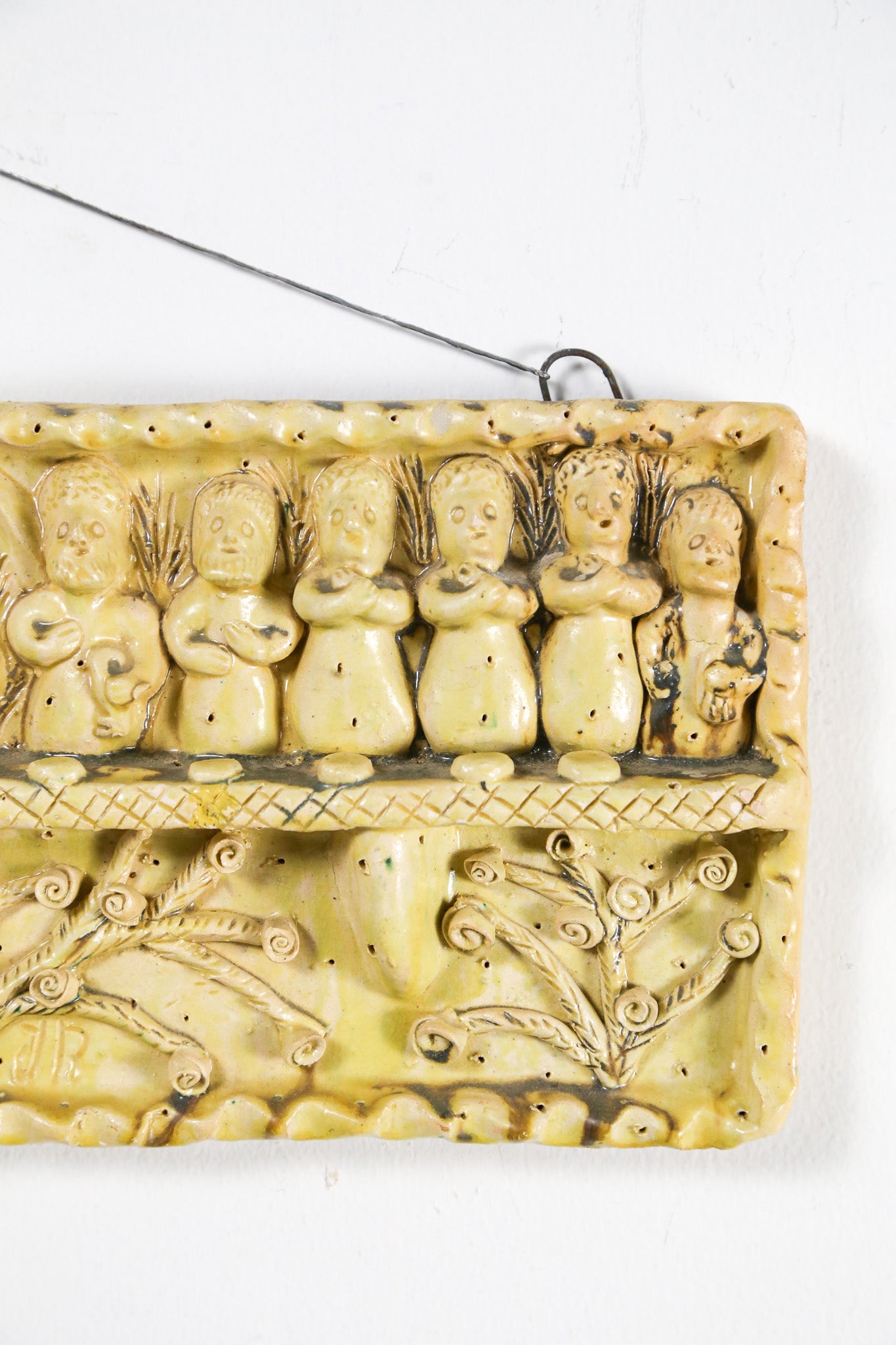 Ceramic Wall Plaque "The Last Supper" / 陶器の壁掛け「最後の晩餐」