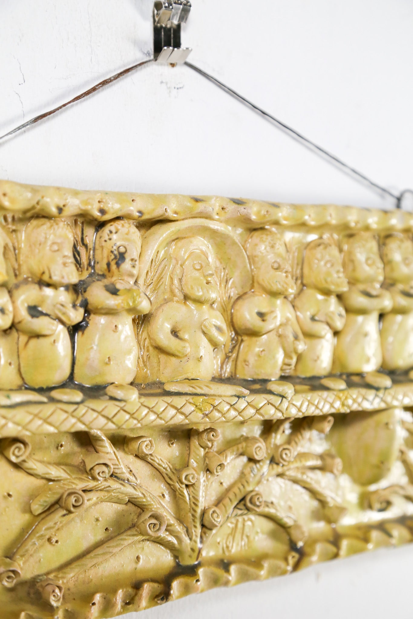 Ceramic Wall Plaque "The Last Supper" / 陶器の壁掛け「最後の晩餐」