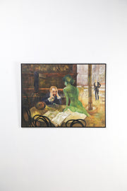 Man and Translucent Woman Wall Art / 男性と半透明女性 ウォールアート