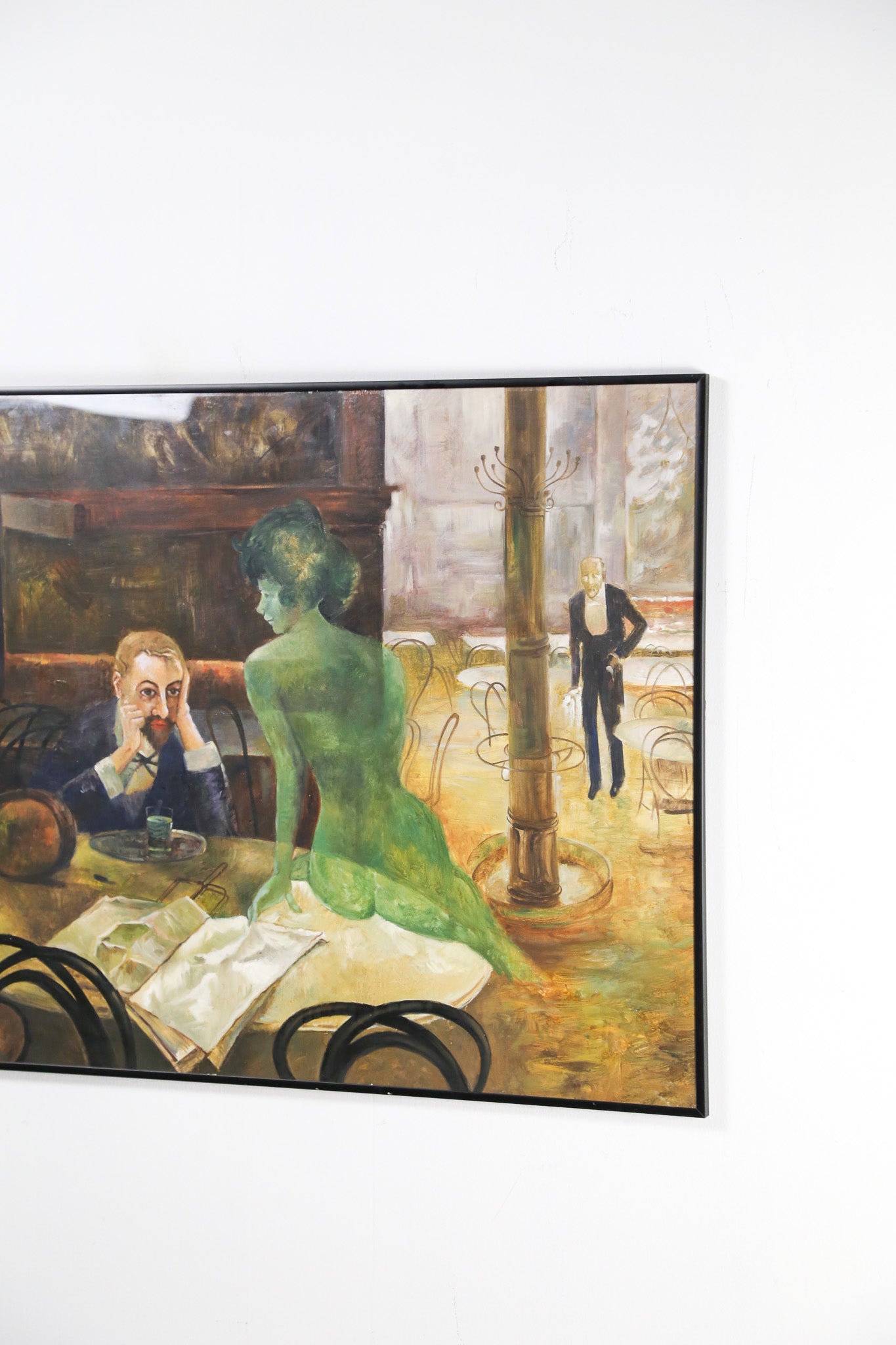 Man and Translucent Woman Wall Art / 男性と半透明女性 ウォールアート