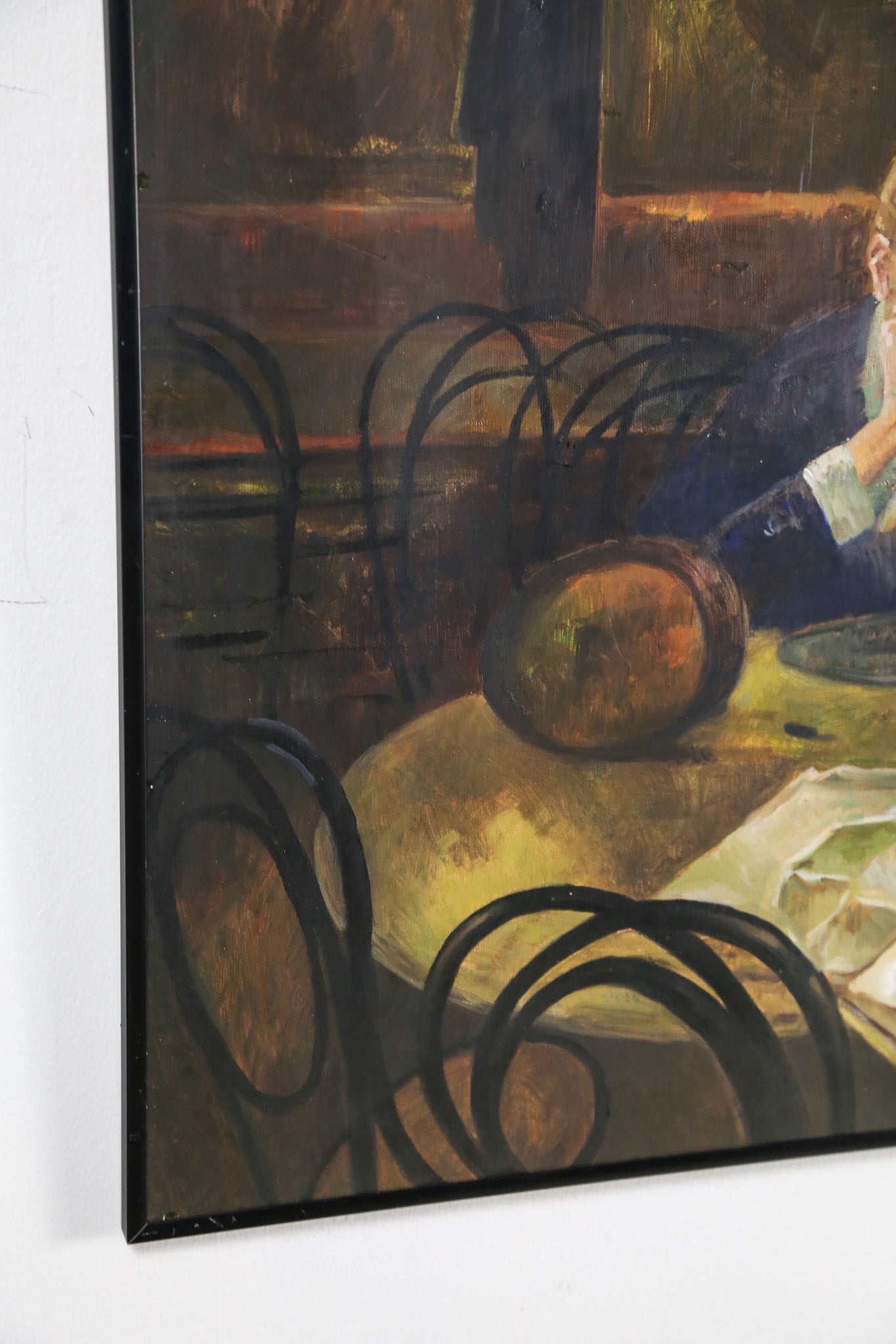 Man and Translucent Woman Wall Art / 男性と半透明女性 ウォールアート