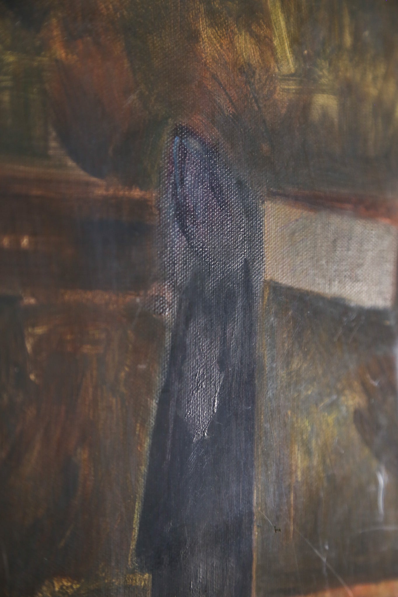 Man and Translucent Woman Wall Art / 男性と半透明女性 ウォールアート