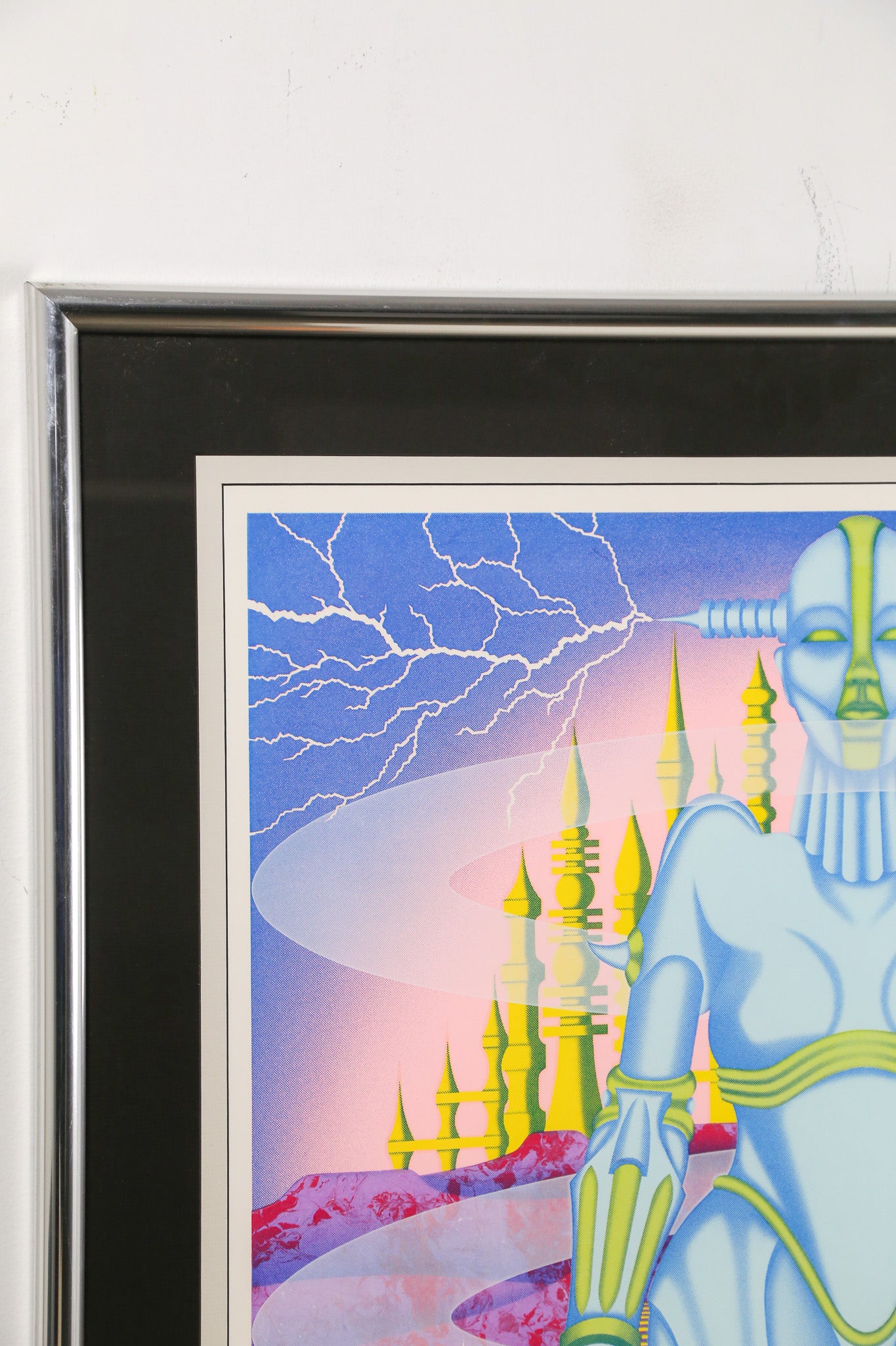 Vintage Screenprint "Celestial Sentinel" by Mike Mills / マイク・ミルズ シルクスクリーン「セレスティアル・センチネル」