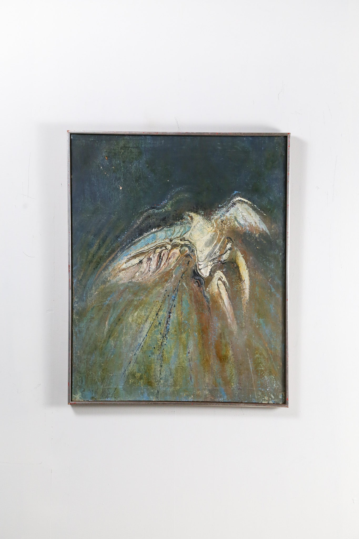 Vintage Abstract Oil Painting / ヴィンテージ 抽象画