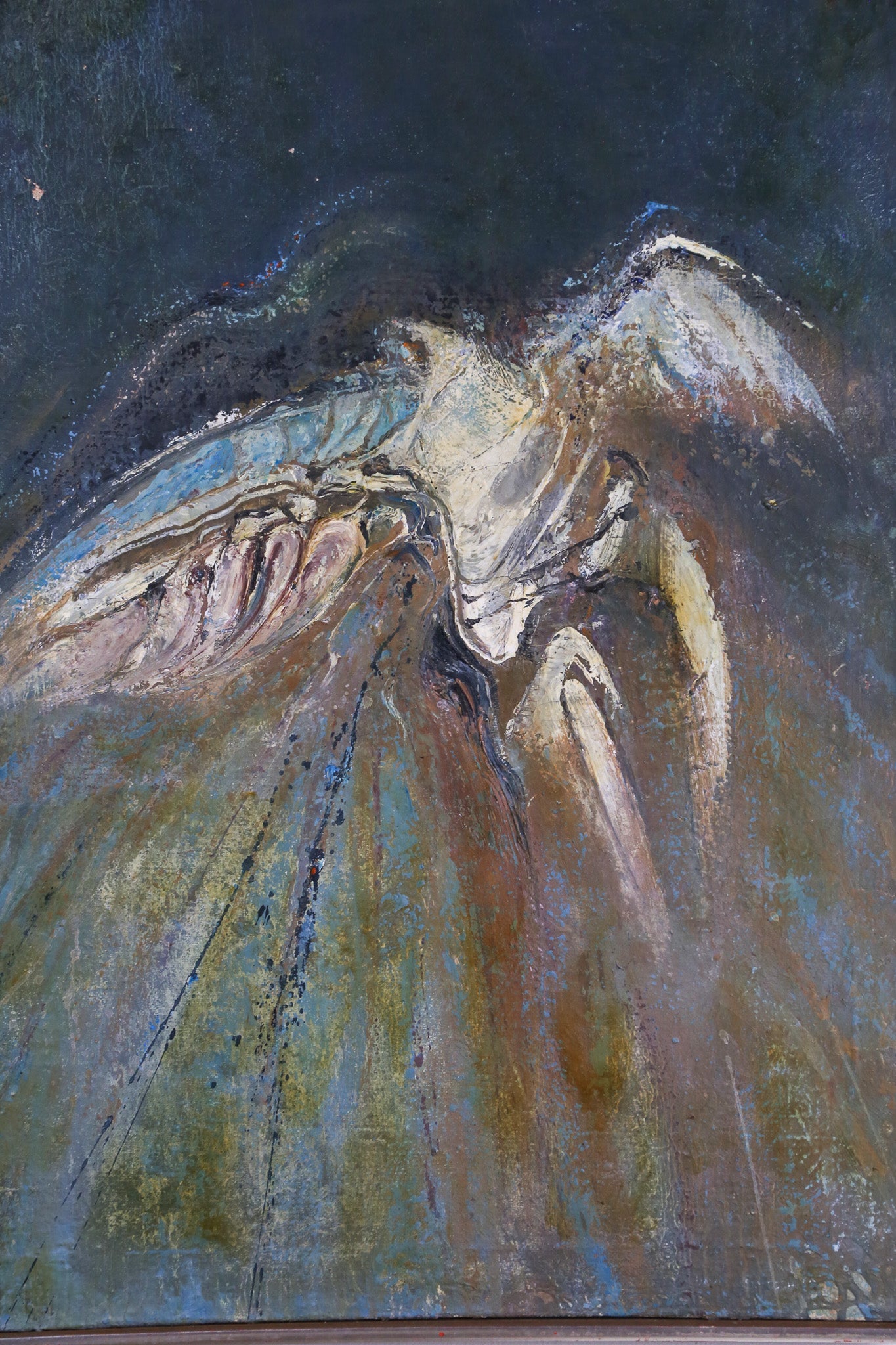 Vintage Abstract Oil Painting / ヴィンテージ 抽象画