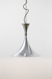 Trumpet Shape Pendant Light / シルバー ラッパ型ライト