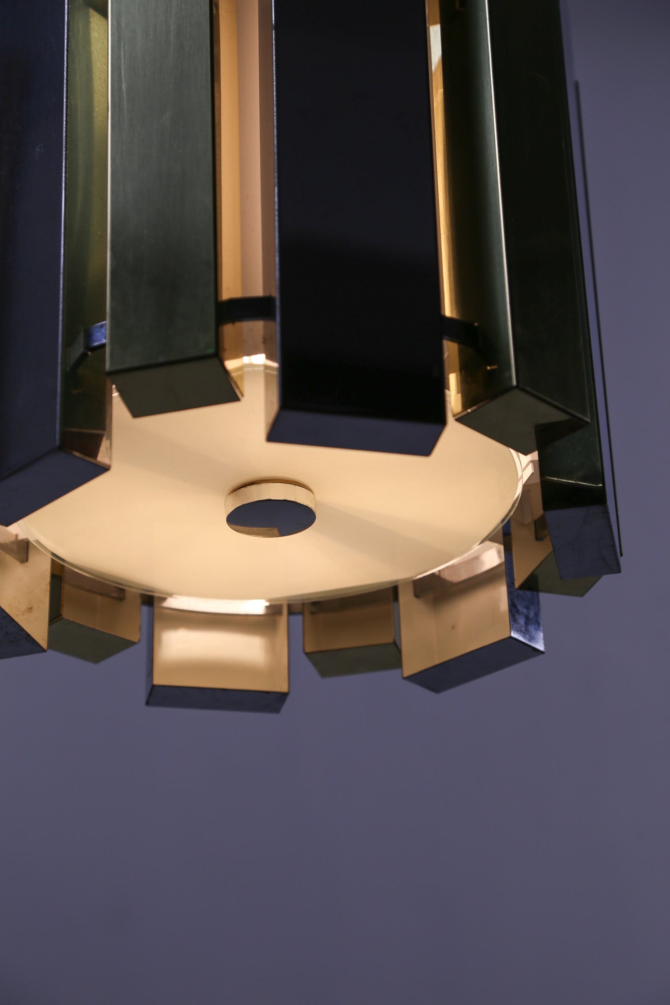 Chrome & Brass Chandelier / クローム & 真鍮 シャンデリア