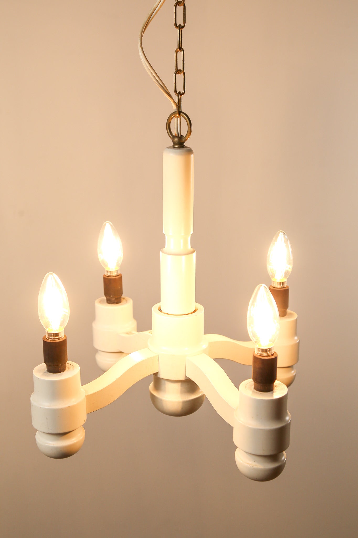 White Minimalist Chandelier / ホワイトミニマルシャンデリア