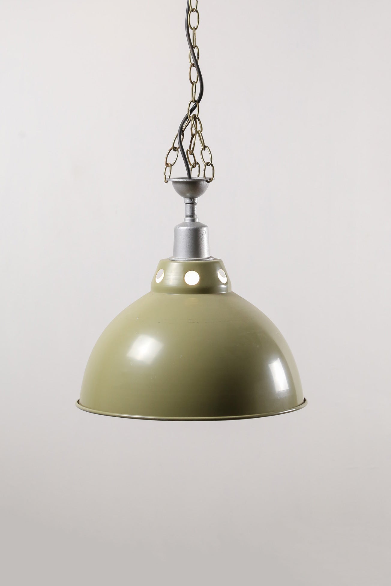 Khaki Metal Industrial Light / カーキ メタルインダストリアルライト