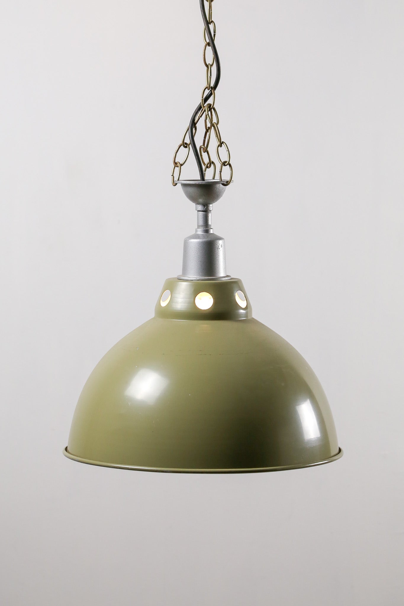 Khaki Metal Industrial Light / カーキ メタルインダストリアルライト