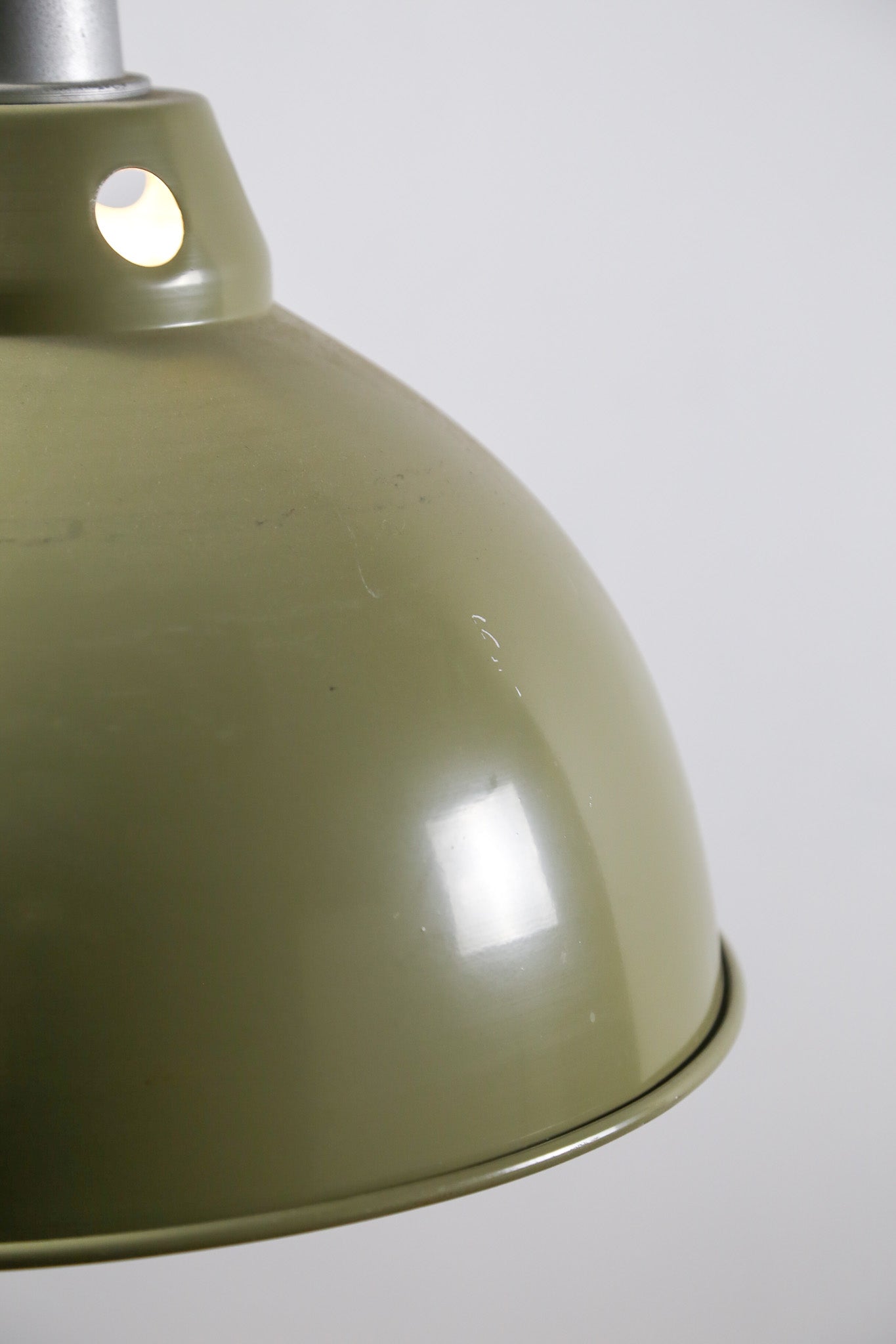 Khaki Metal Industrial Light / カーキ メタルインダストリアルライト