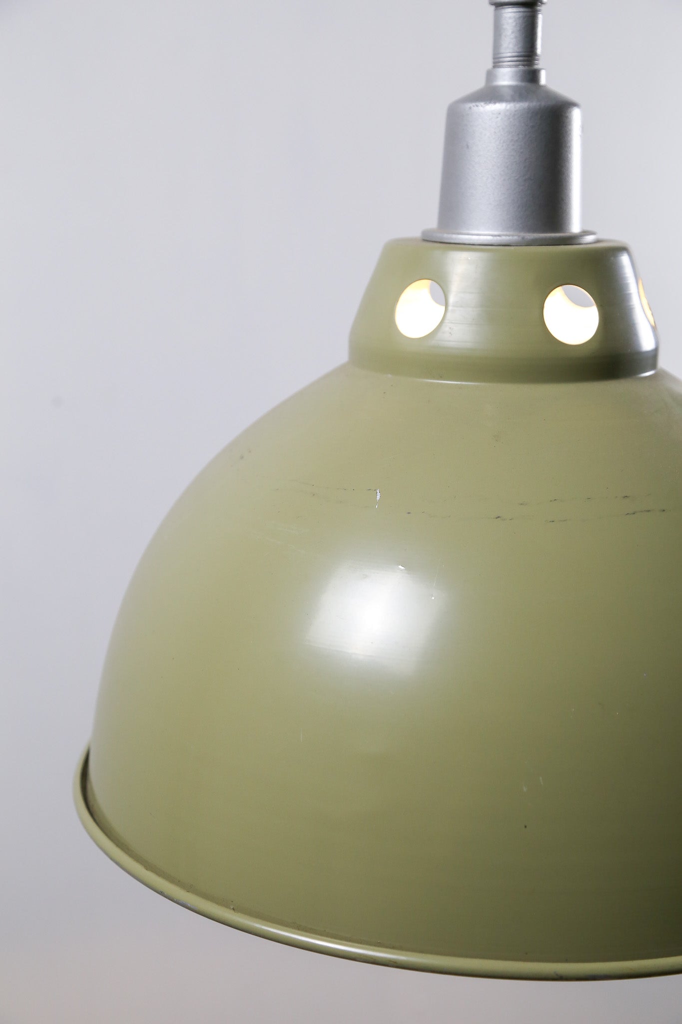 Khaki Metal Industrial Light / カーキ メタルインダストリアルライト