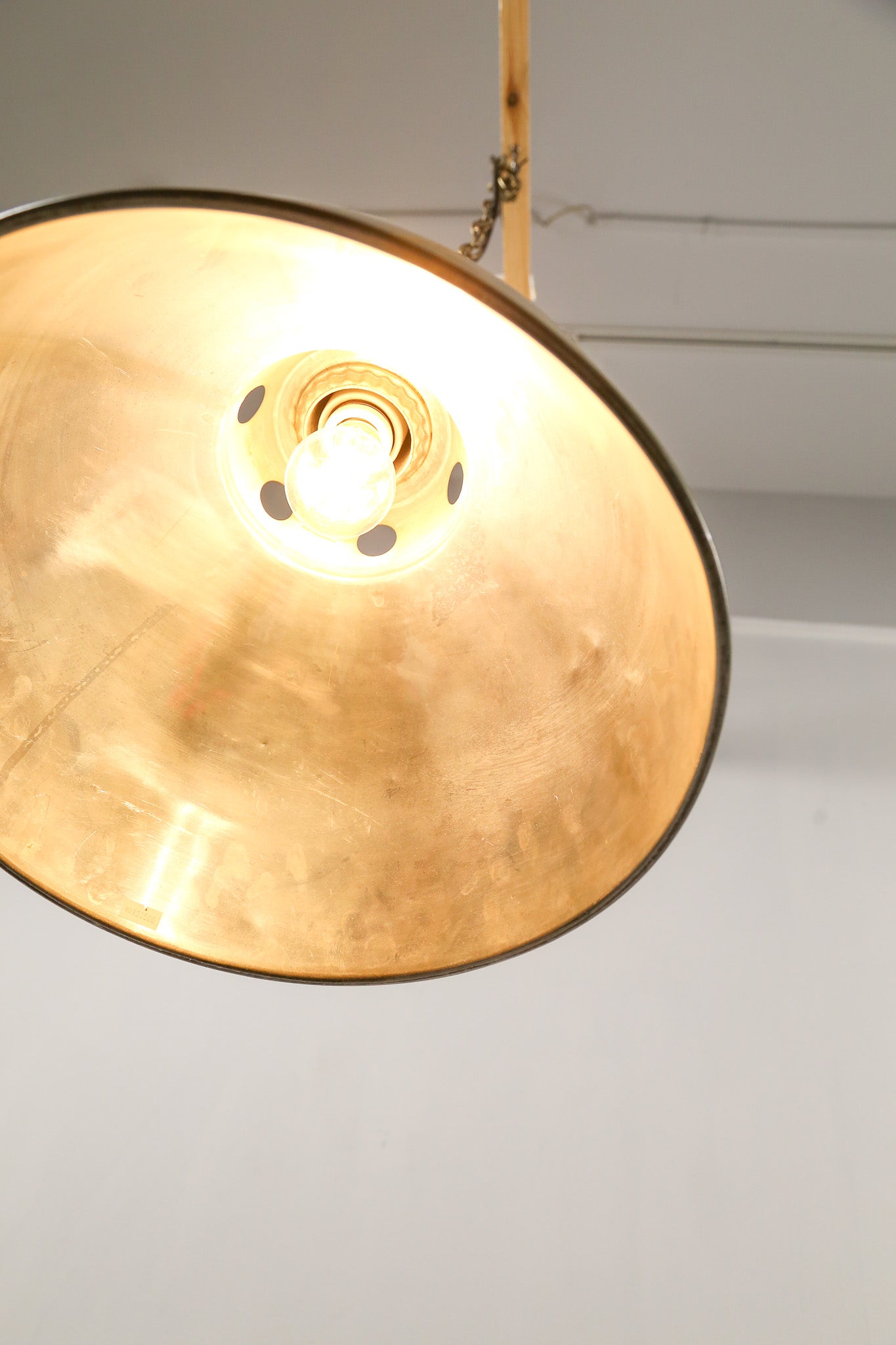 Khaki Metal Industrial Light / カーキ メタルインダストリアルライト