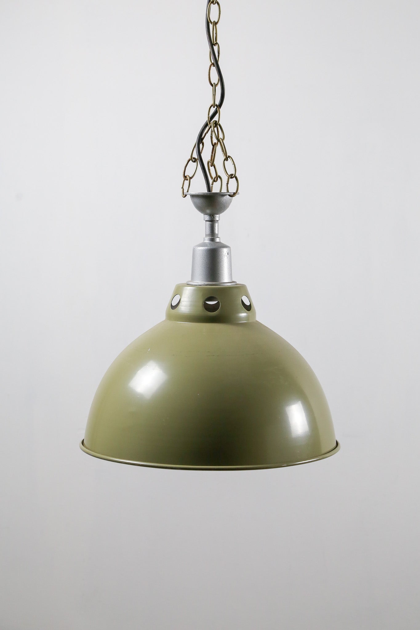 Khaki Metal Industrial Light / カーキ メタルインダストリアルライト