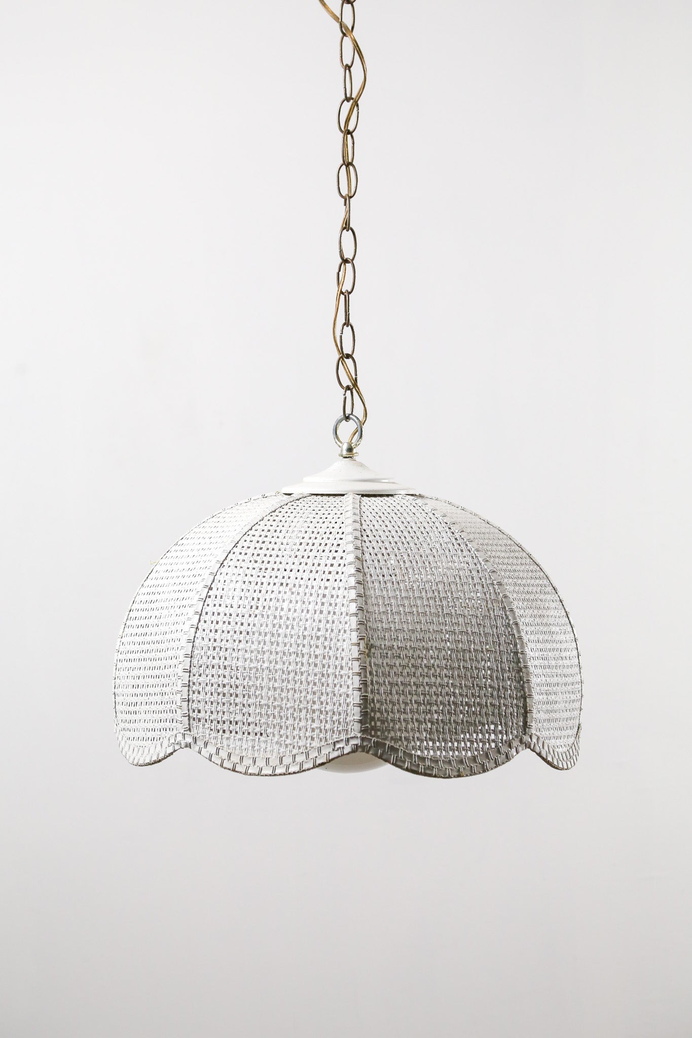 Woven Wire Scalloped Pendant Light / メッシュワイヤー スカラップ ペンダントライト