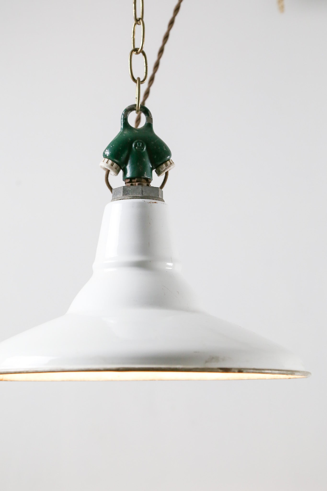 Enamel Industrial Pendant Light White / ホーロー インダストリアルライト 白